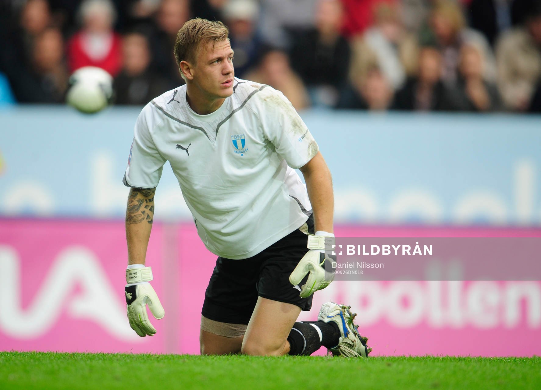 Johan Dahlin, målvakt Malmö