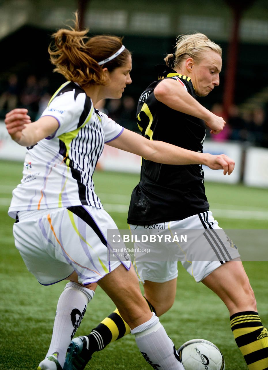 Kathryn Gill, LDB och Sofia Simonsson, AIK