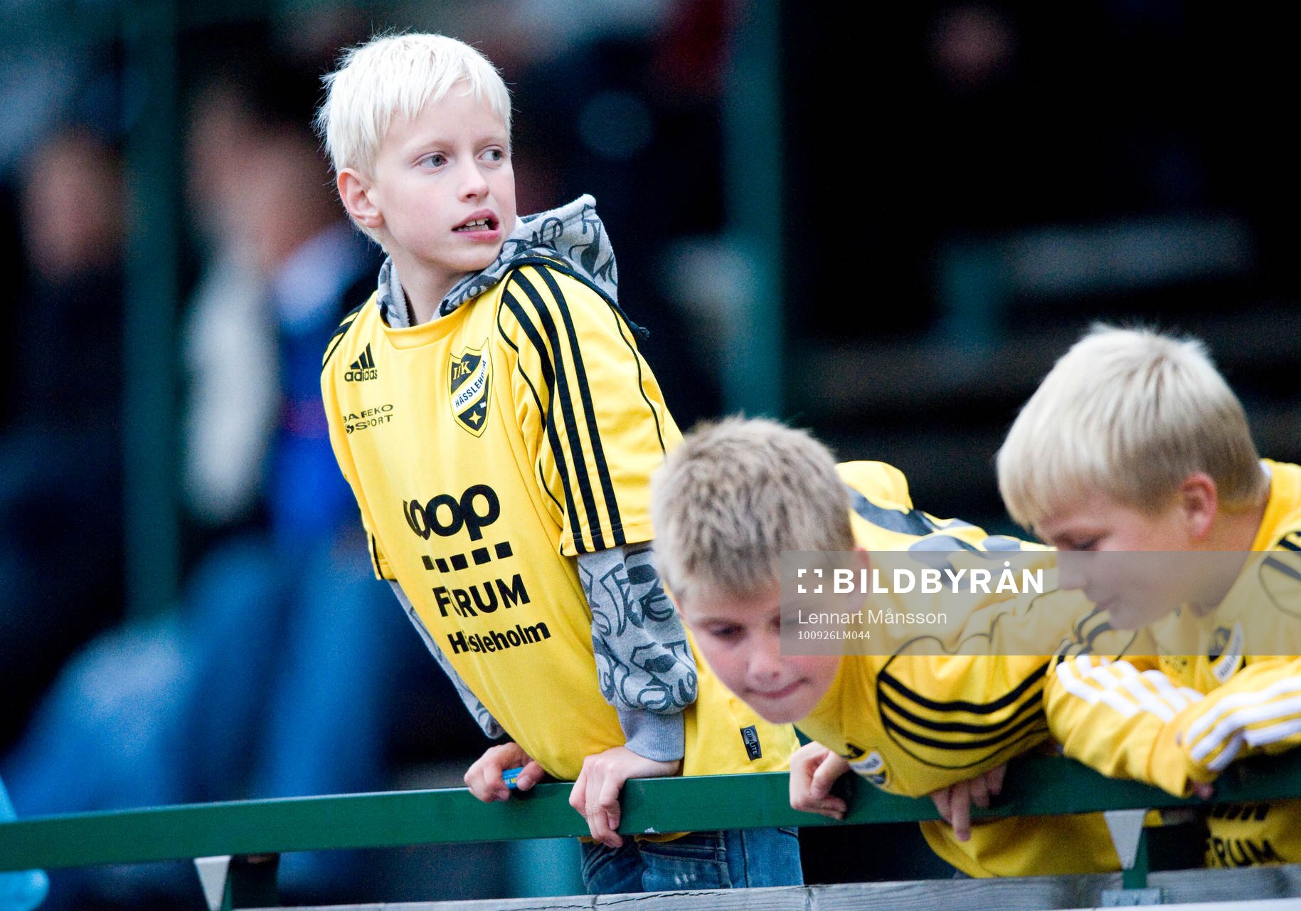Knattar, fotbollssupporters, pojkar