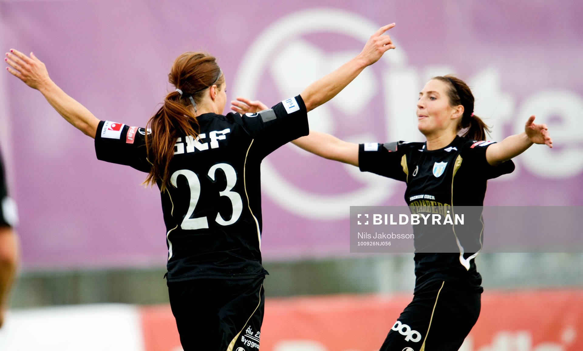 Johanna Almgren, Kathlene Fernström, Göteborg jubel