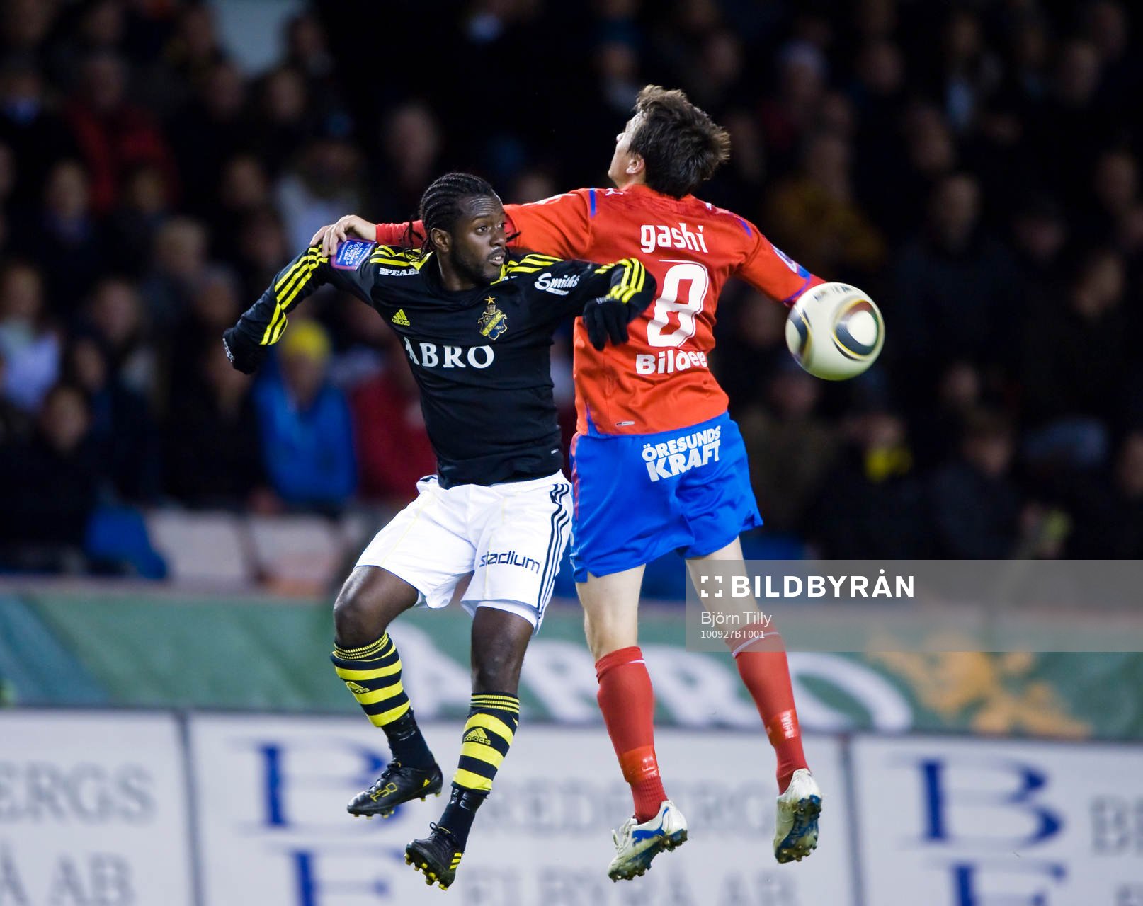 Dulee Johnson, AIK och Ardian Gashi, Helsingborg