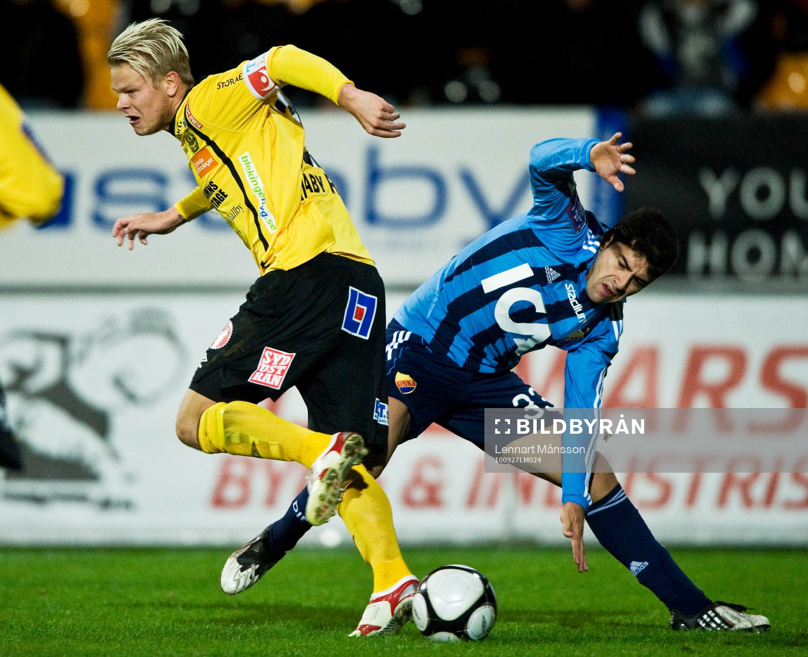 David Löfquist, Mjällby och Louis Antonio Rodriguez,