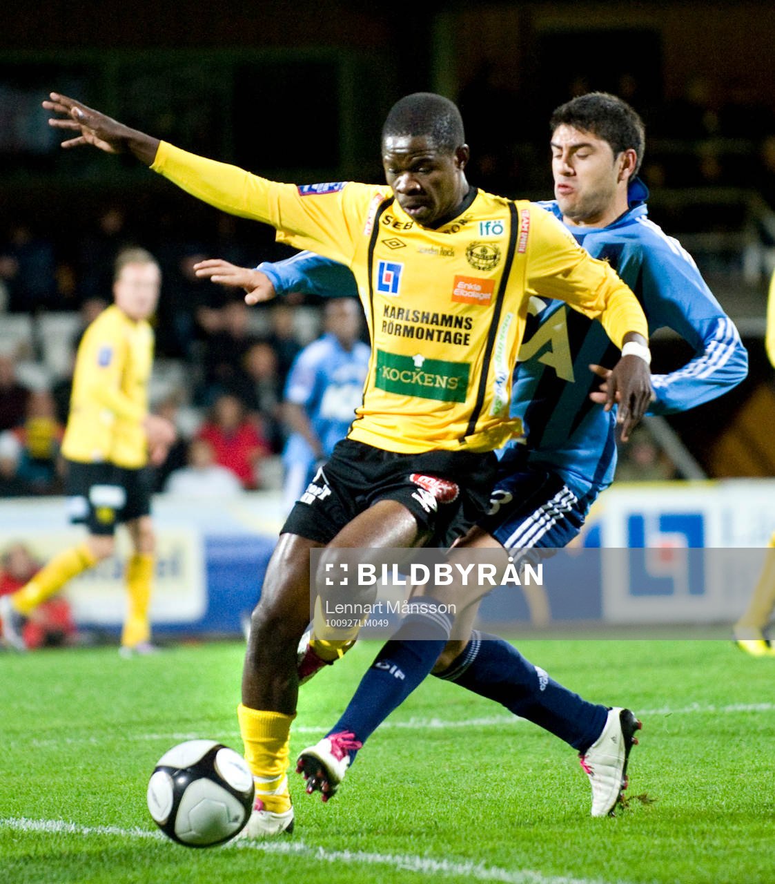 Patrick Osiako, Mjällby och Luis Antonio Rodriguez,