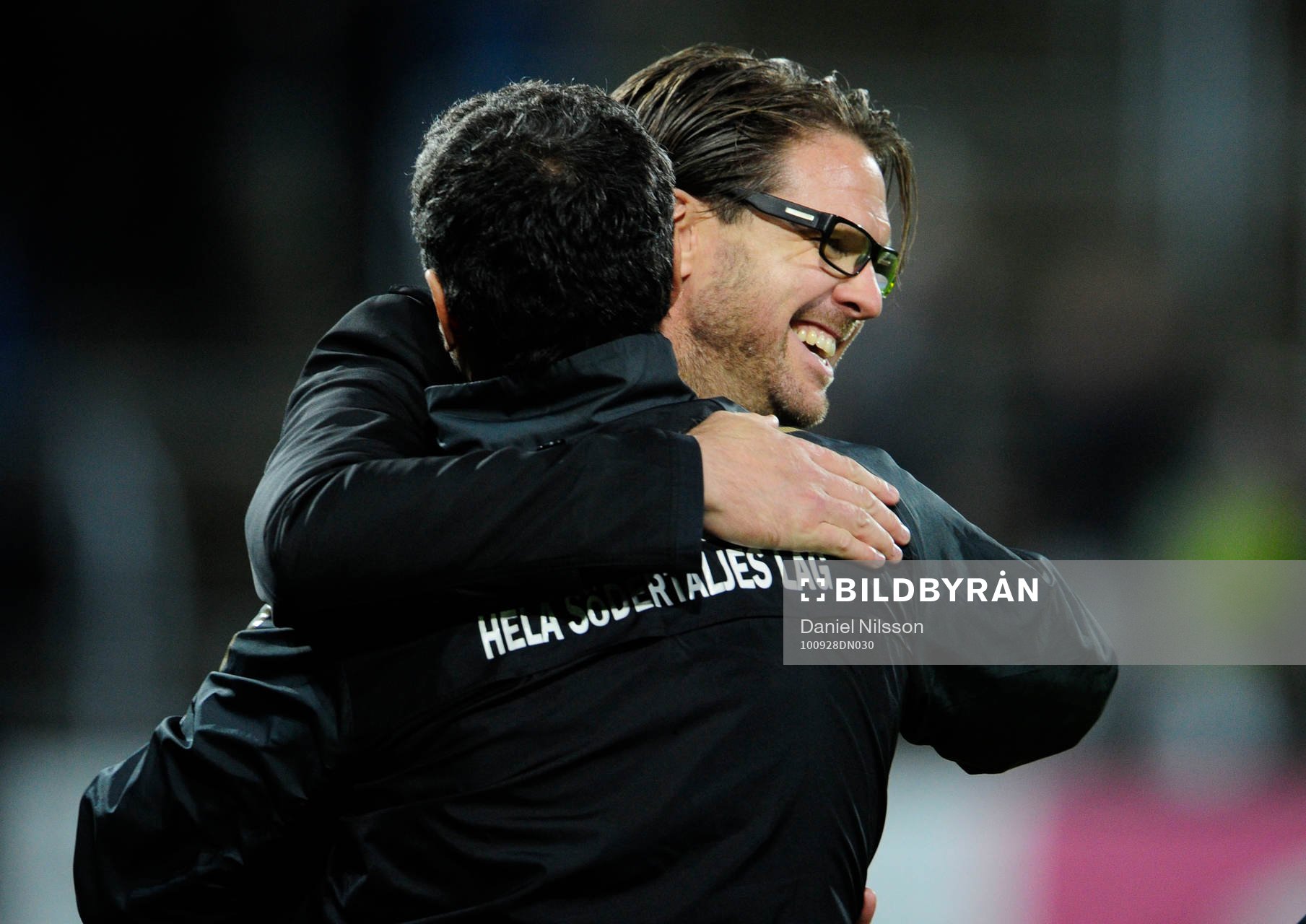 Rikard Norling, tränare, jubel