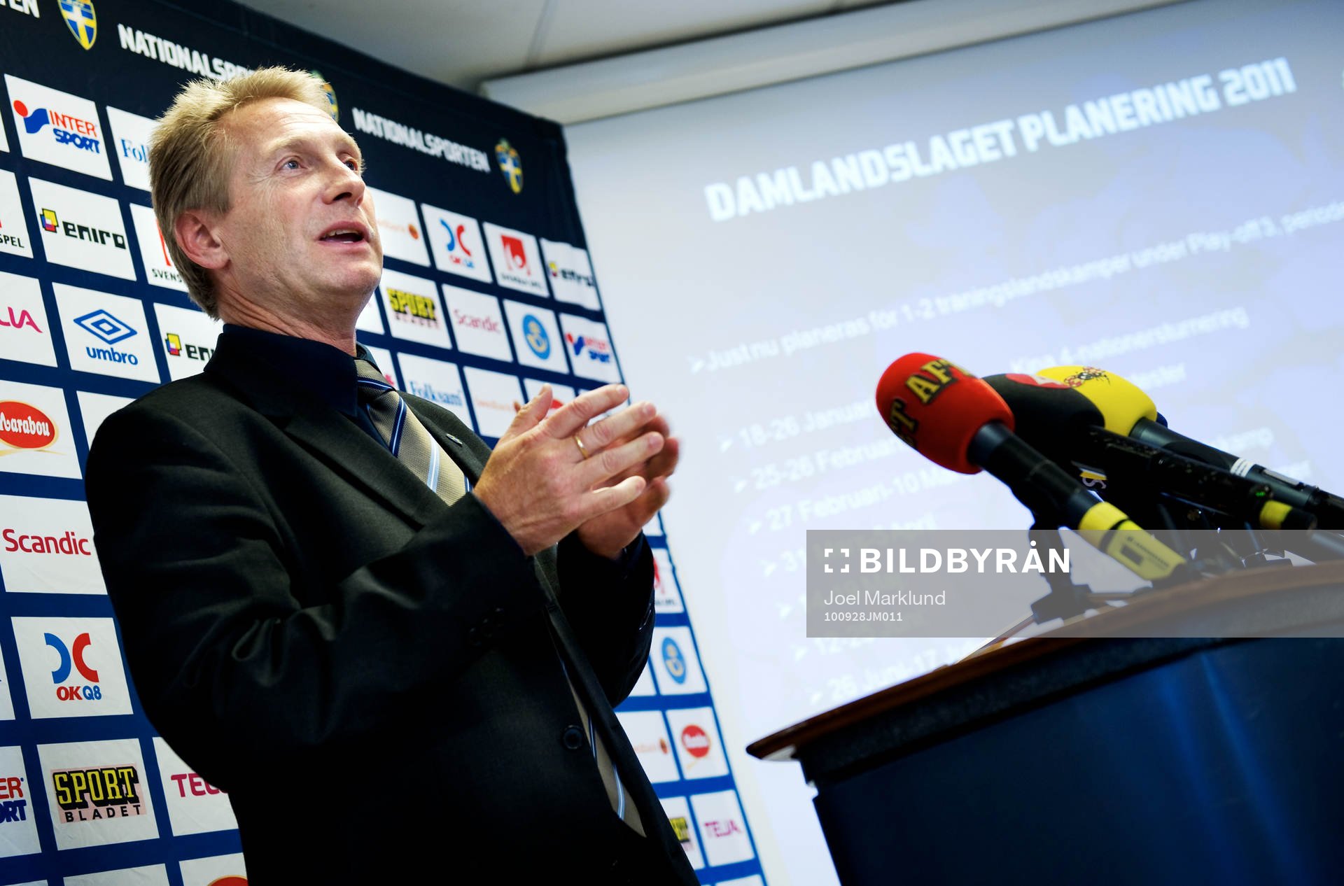 Thomas Dennerby, förbundskapten damfotbollslandslaget