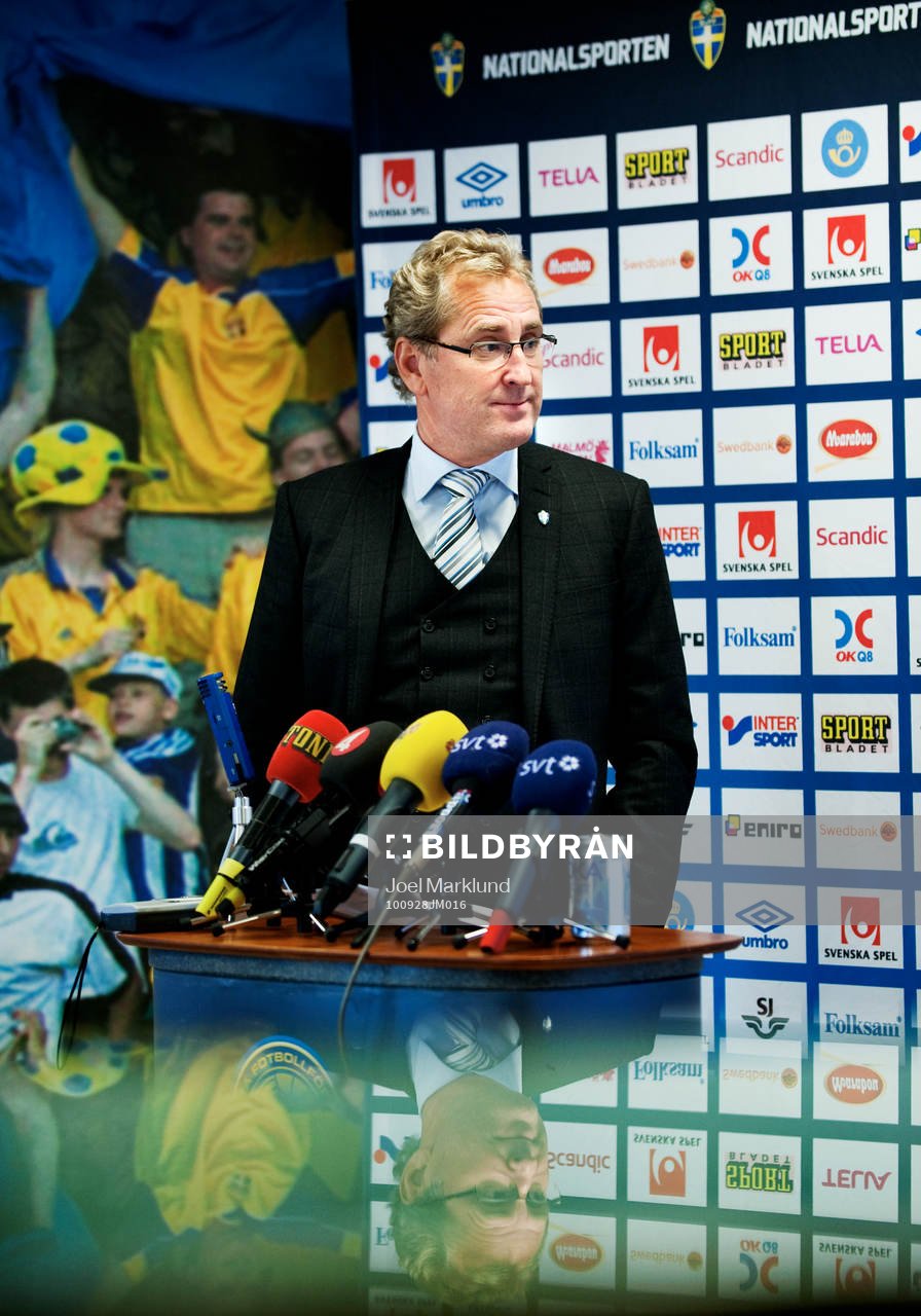 Erik Hamrén, förbundskapten Sverige A