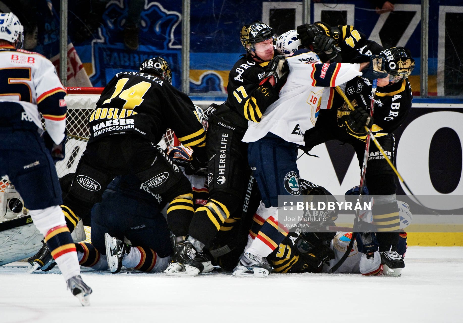 Fredrik Carlsson, Patric Blomdahl, AIK och John Norman,