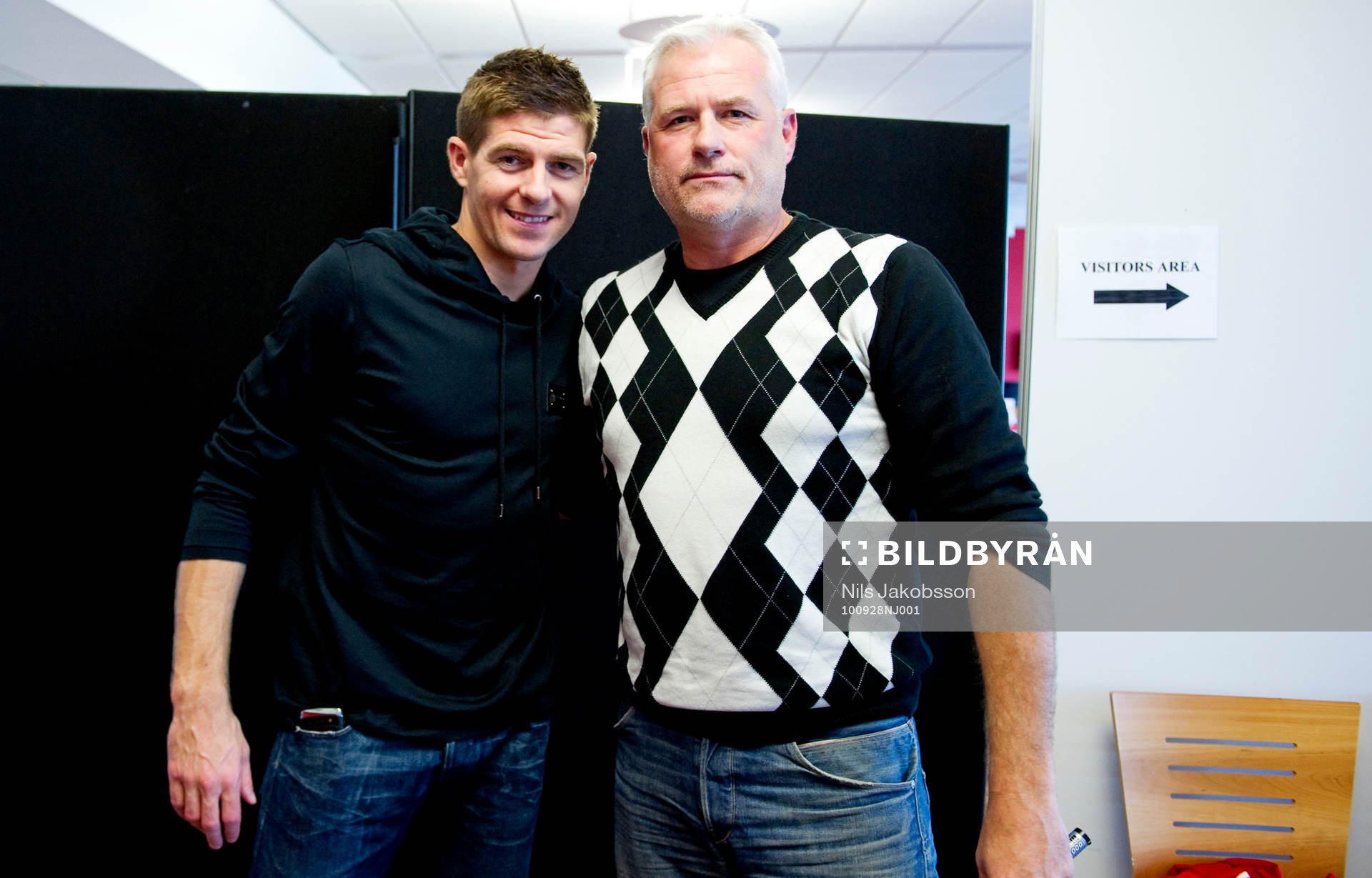 Steven Gerrard och Glenn Hysén