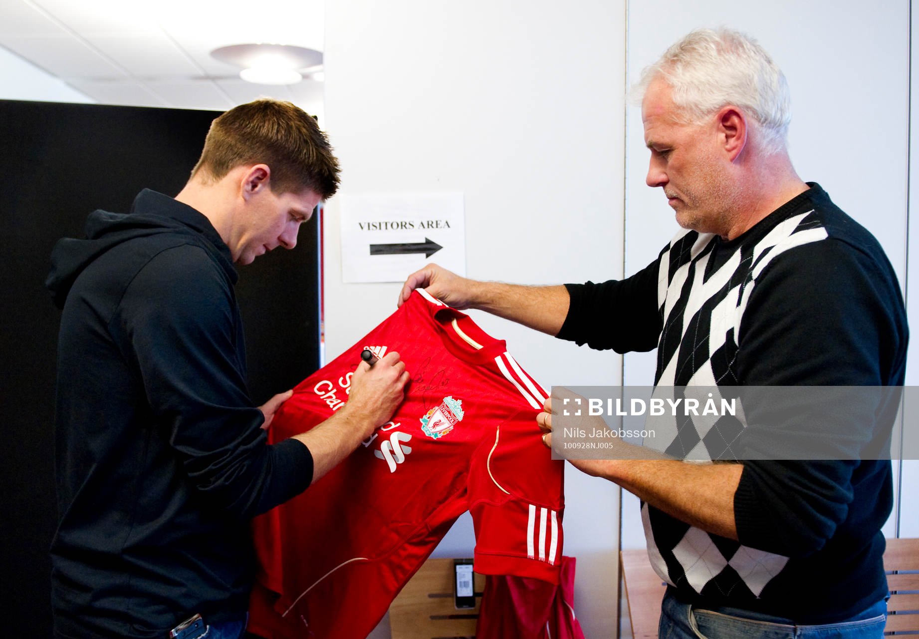 Steven Gerrard och Glenn Hysén