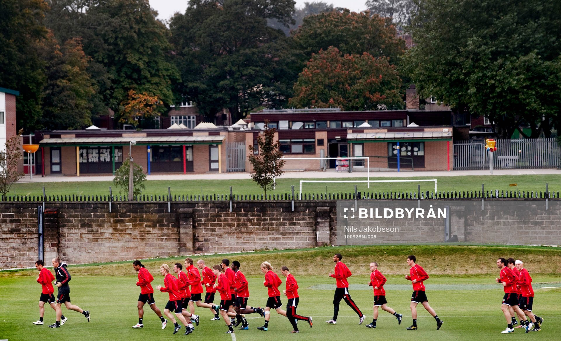 Liverpool tränar på anläggningen Melwood