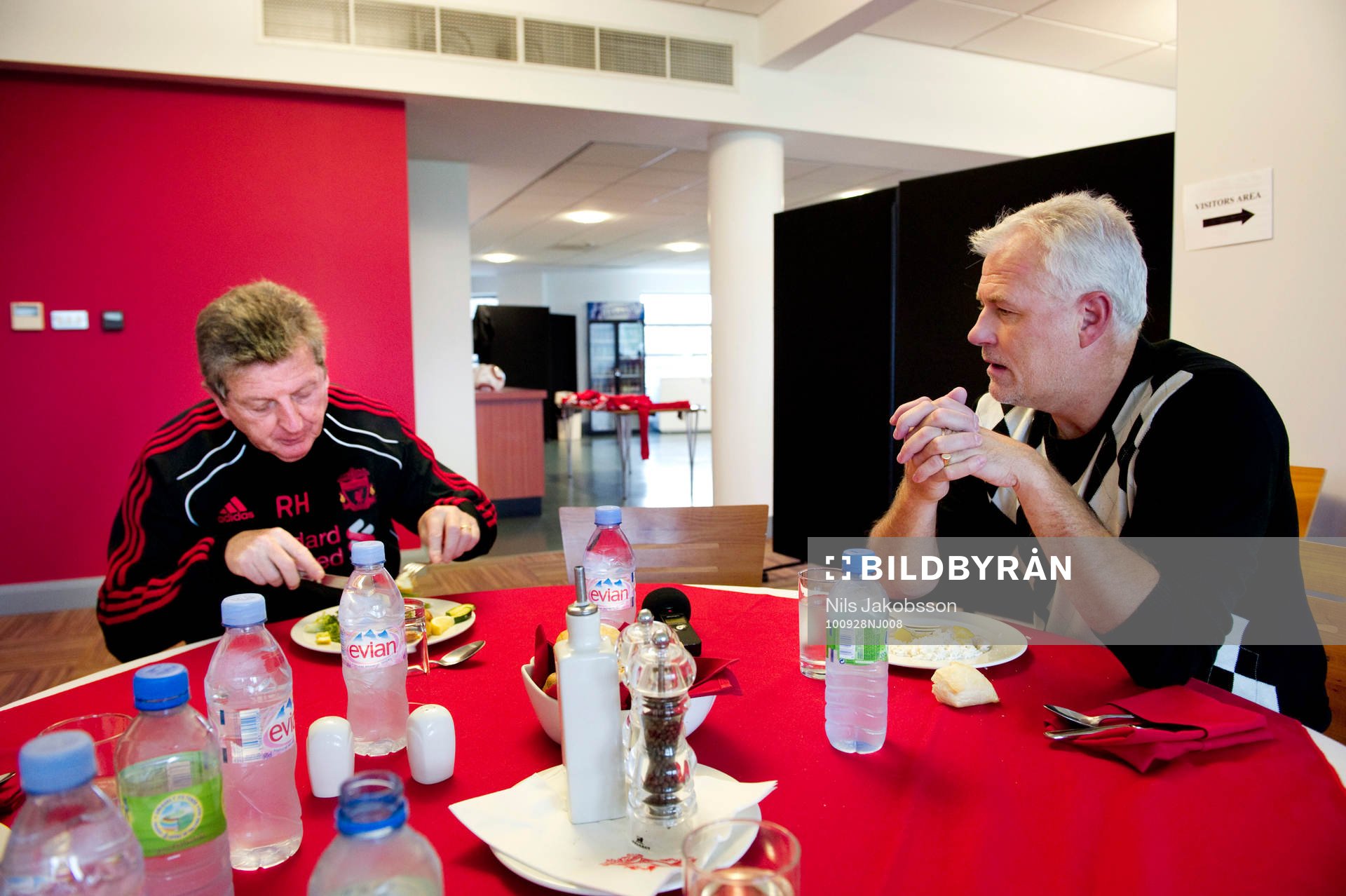 Roy Hodgson, tränare och Glenn Hysén