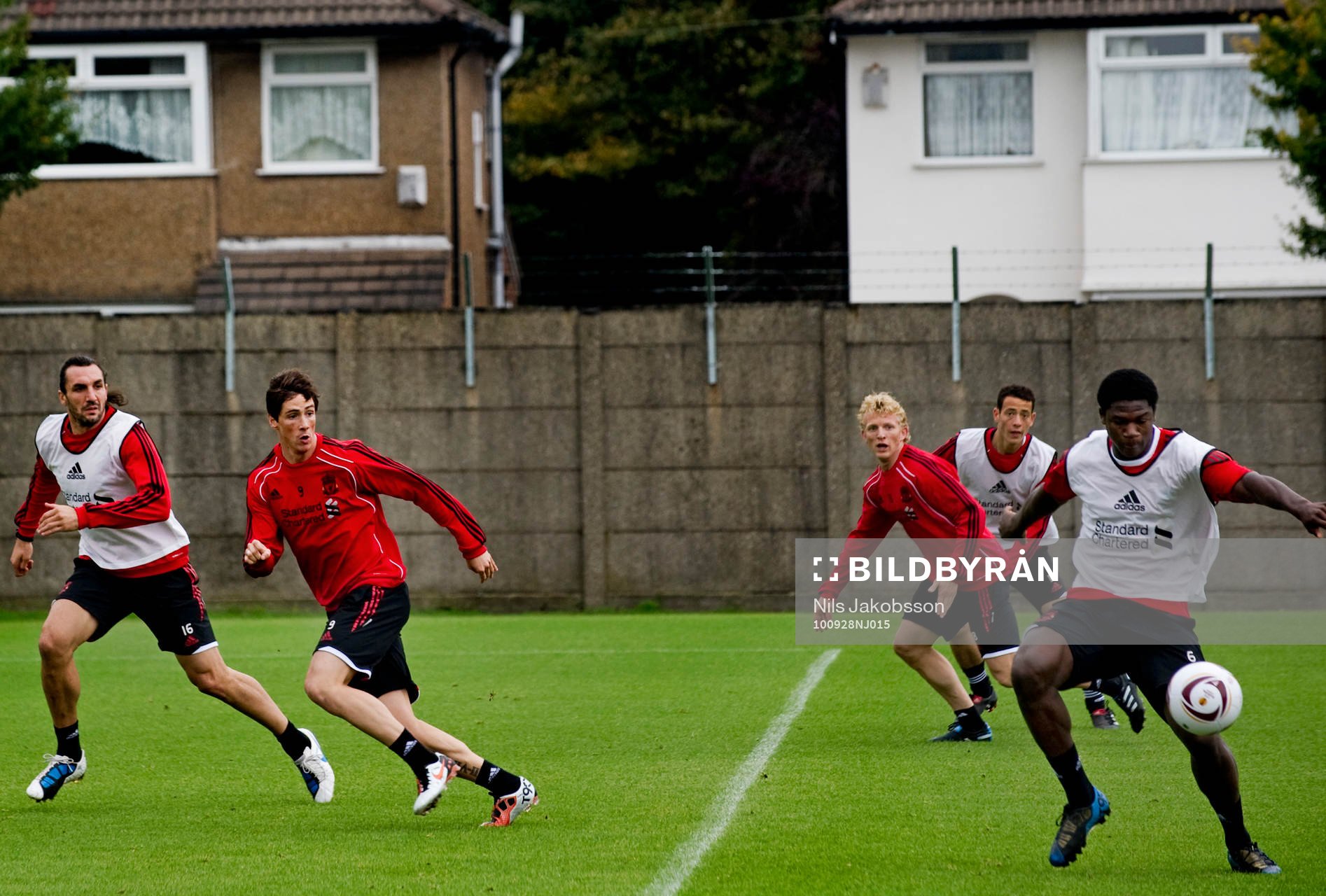 Liverpool tränar på anläggningen Melwood
