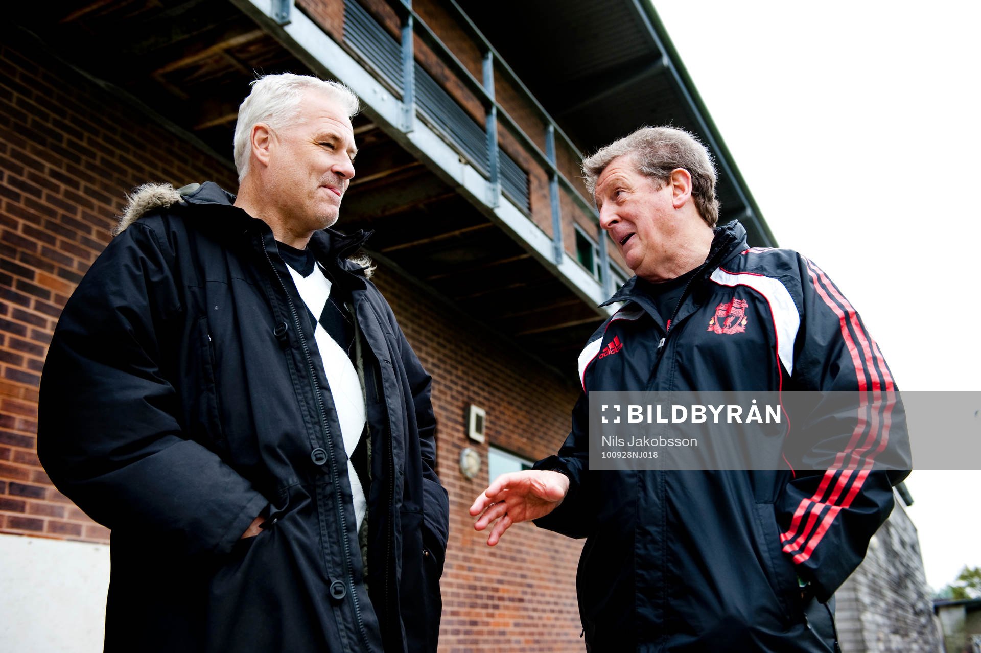 Glenn Hysén och Roy Hodgson, tränare