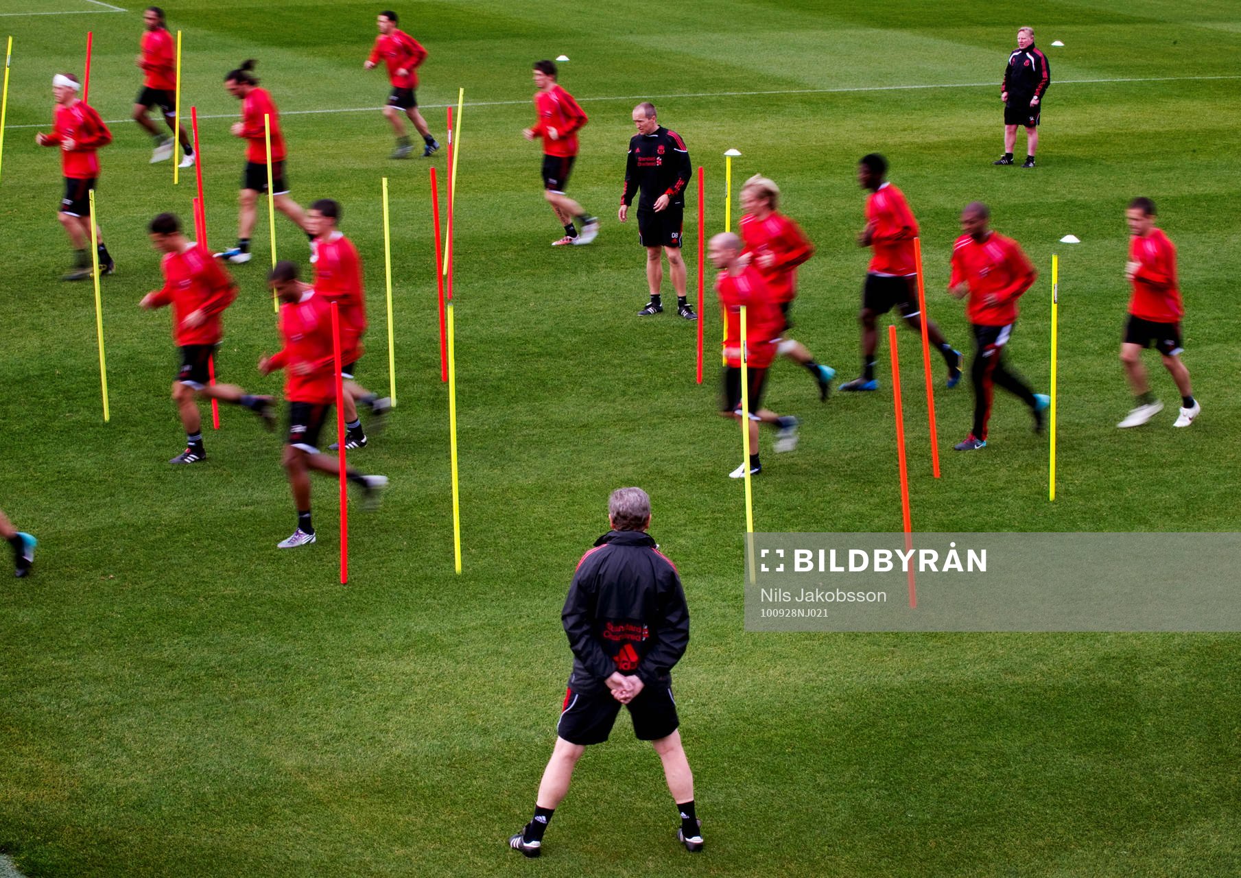 Liverpool tränar på anläggningen Melwood, Roy Hodgson