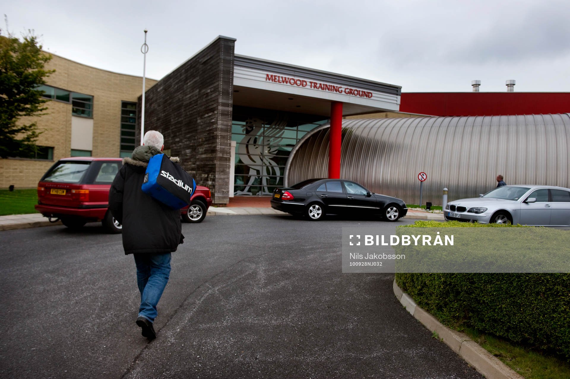 Liverpools träningsanläggning Melwood från utsidan