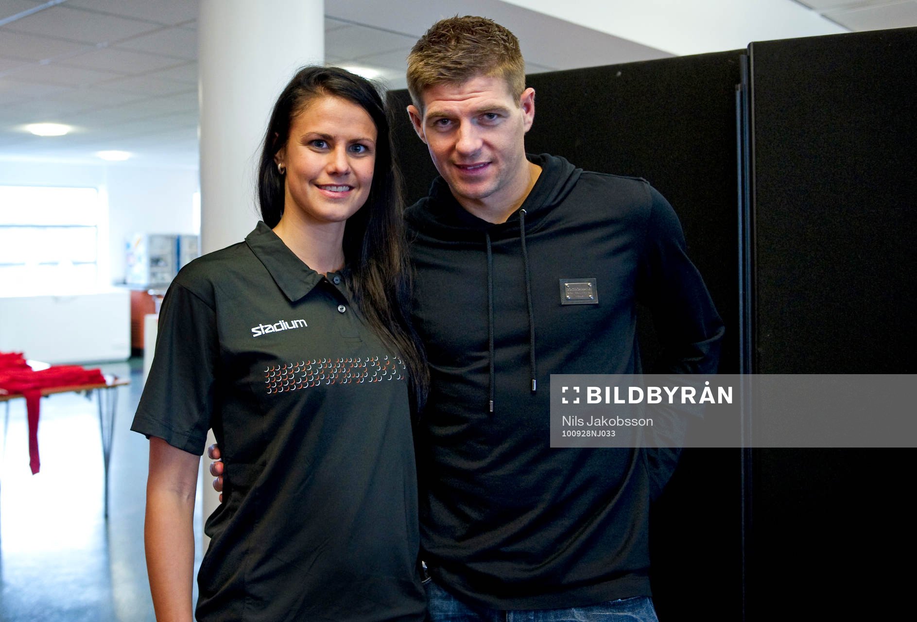 Maja Johansson och Steven Gerrard