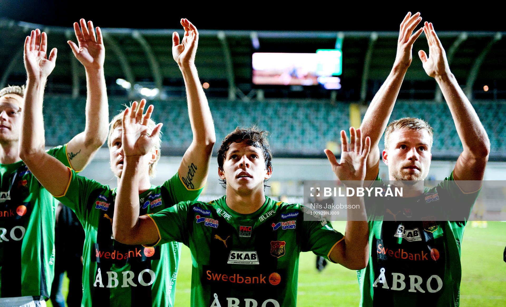 Tommy Lycén, Romario Pereira Sipiao, Joel Johansson, GAIS