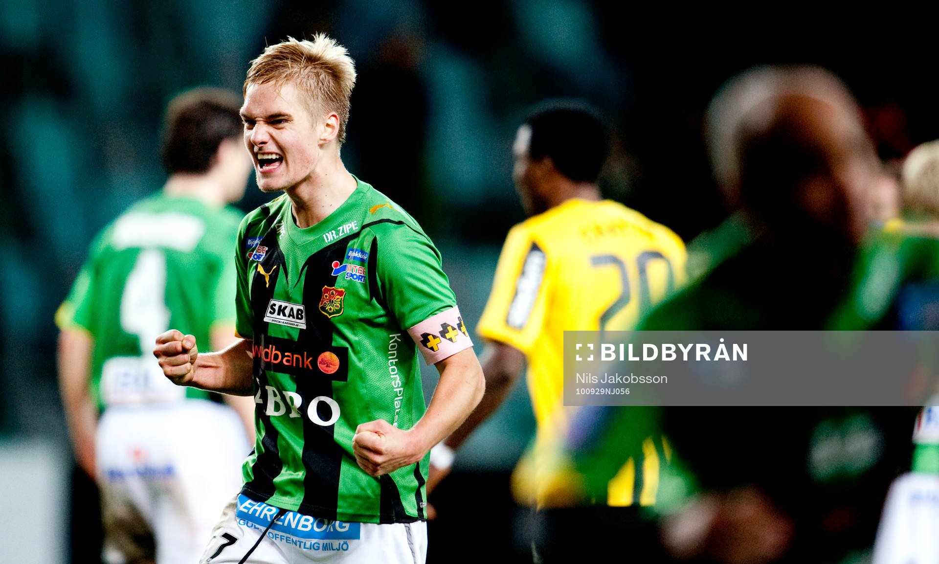 Johan Mårtensson, GAIS jubel