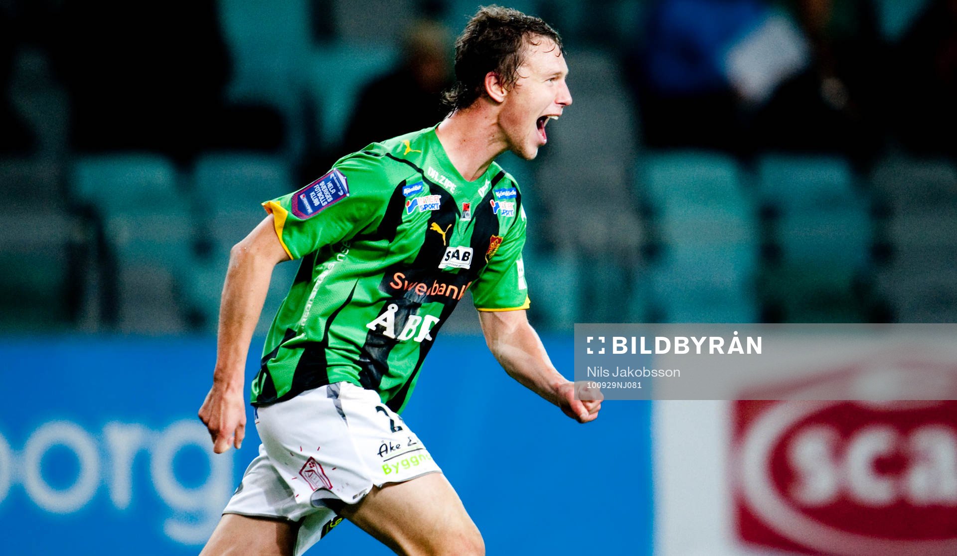  Eyjolfur Hedinsson, GAIS jubel.