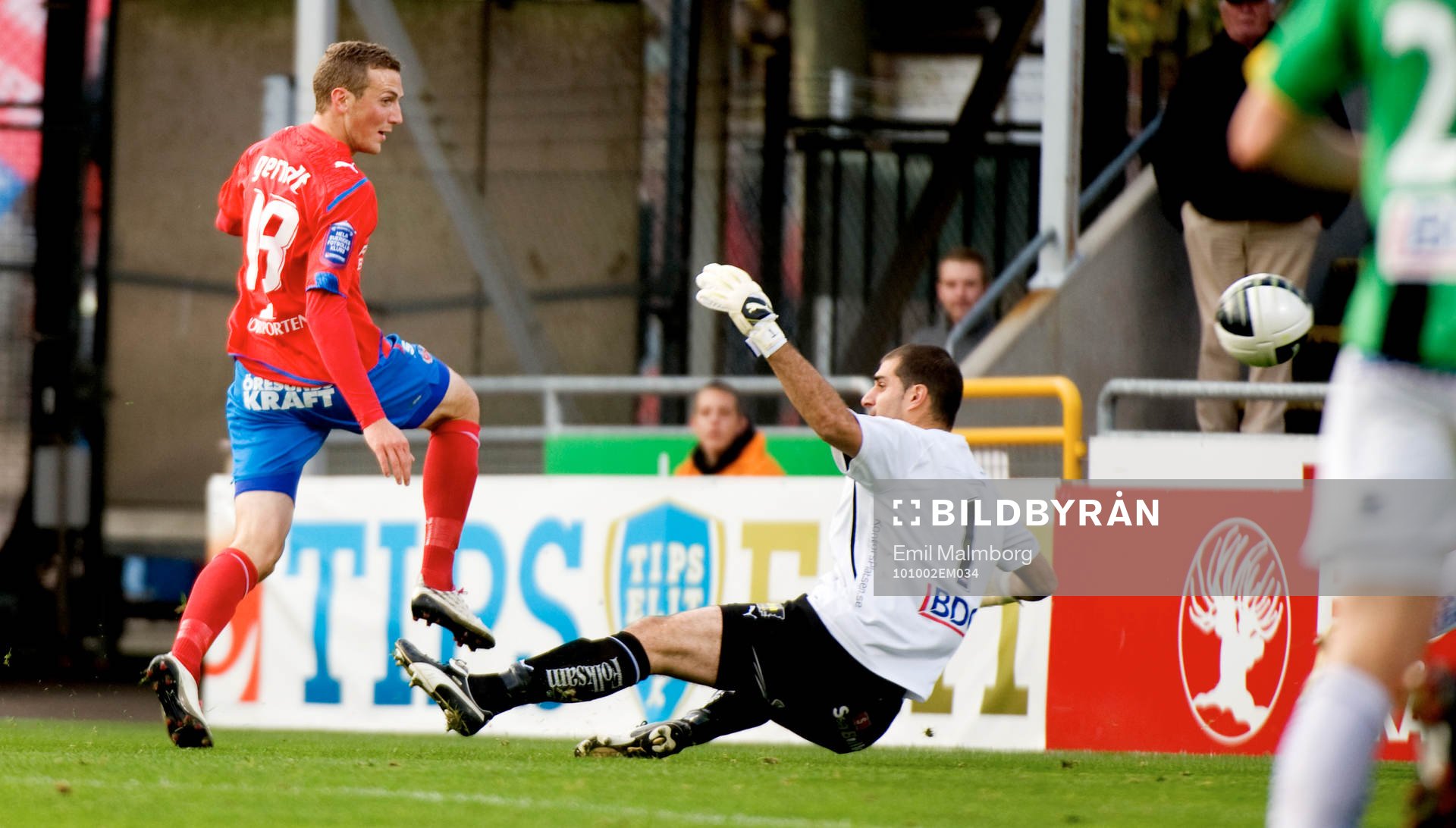 Alexander Gerndt, Helsingborg mot Dime Jankulovski, Gais