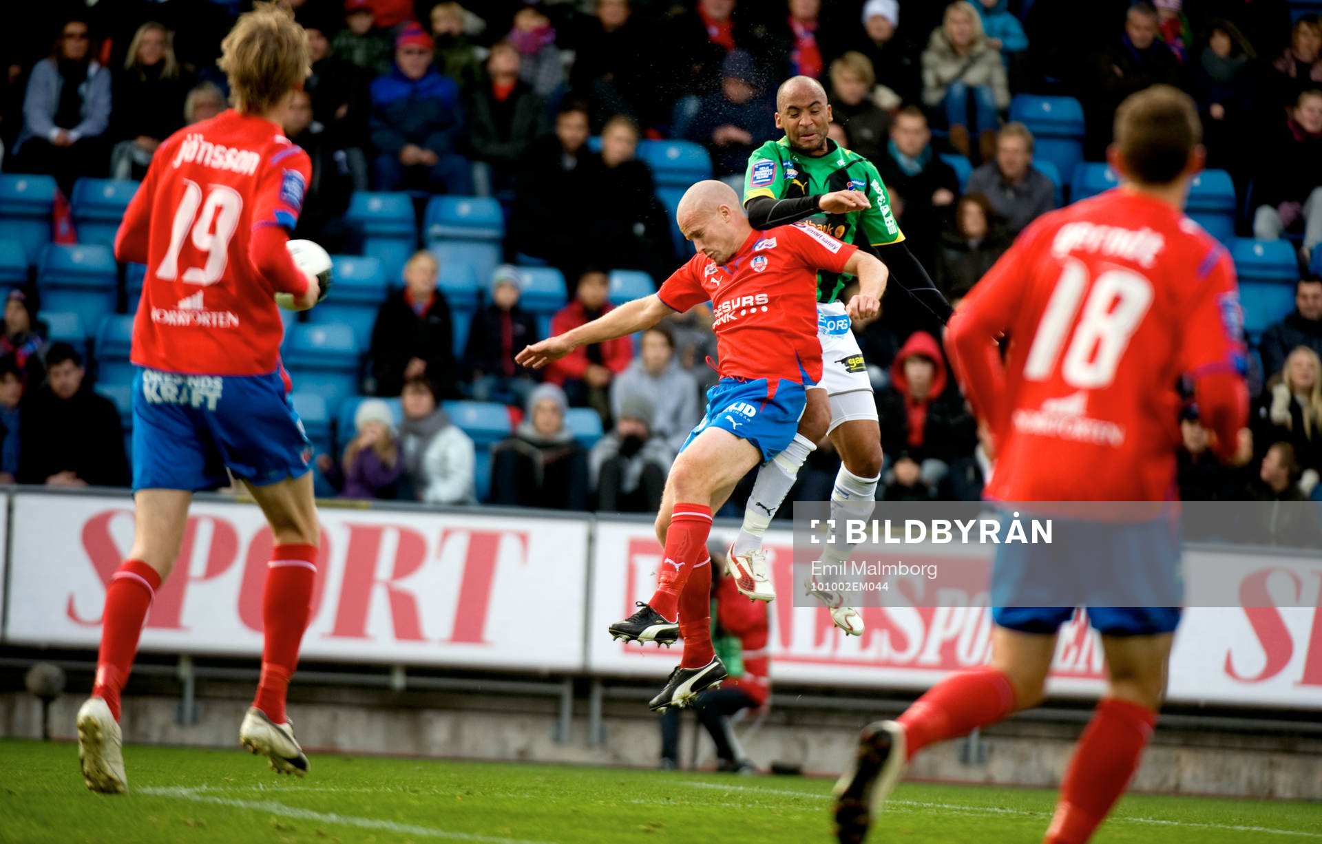 Christoffer Andersson, Helsingborg och Jimmy Tamandi, Gais
