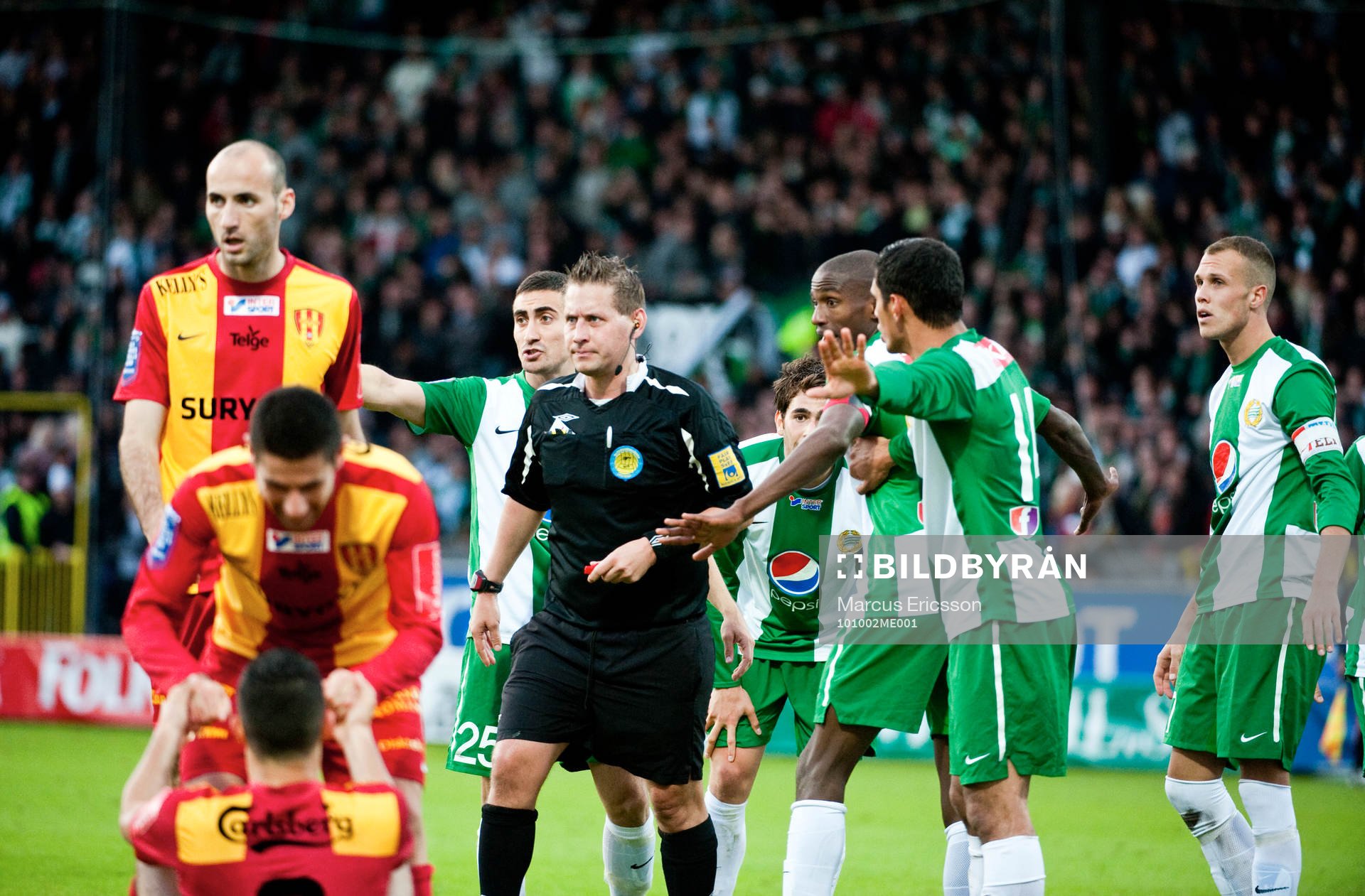 Victor Guglielmotti, Syrianska får en tackling av Johannes