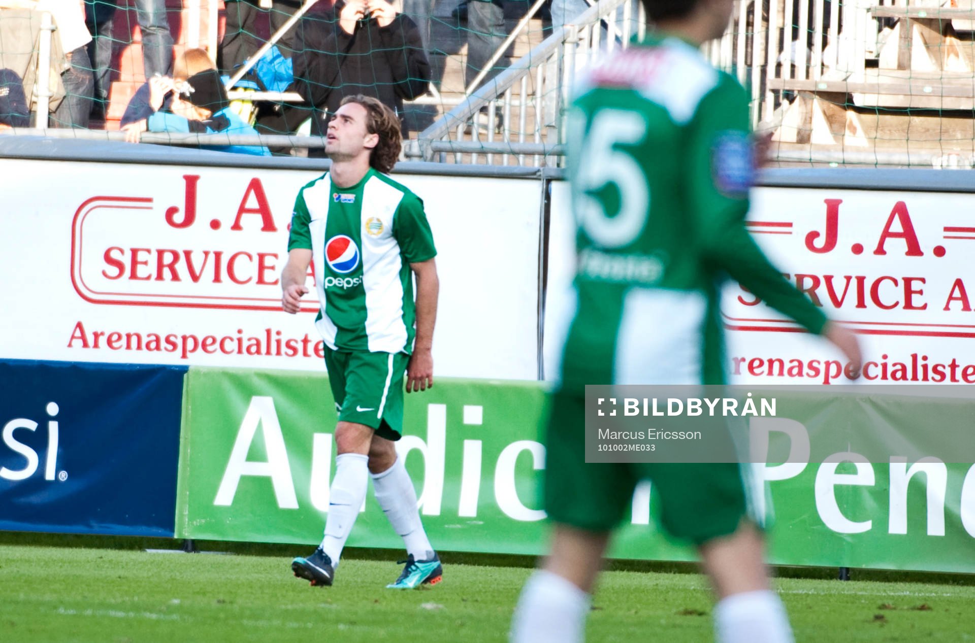 Simon Helg, Hammarby missar en målchans