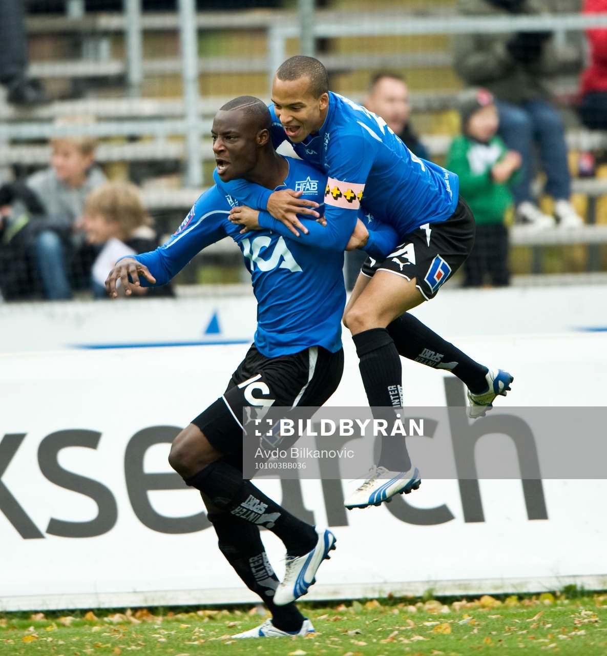Joe Sise, Halmstad, jubel