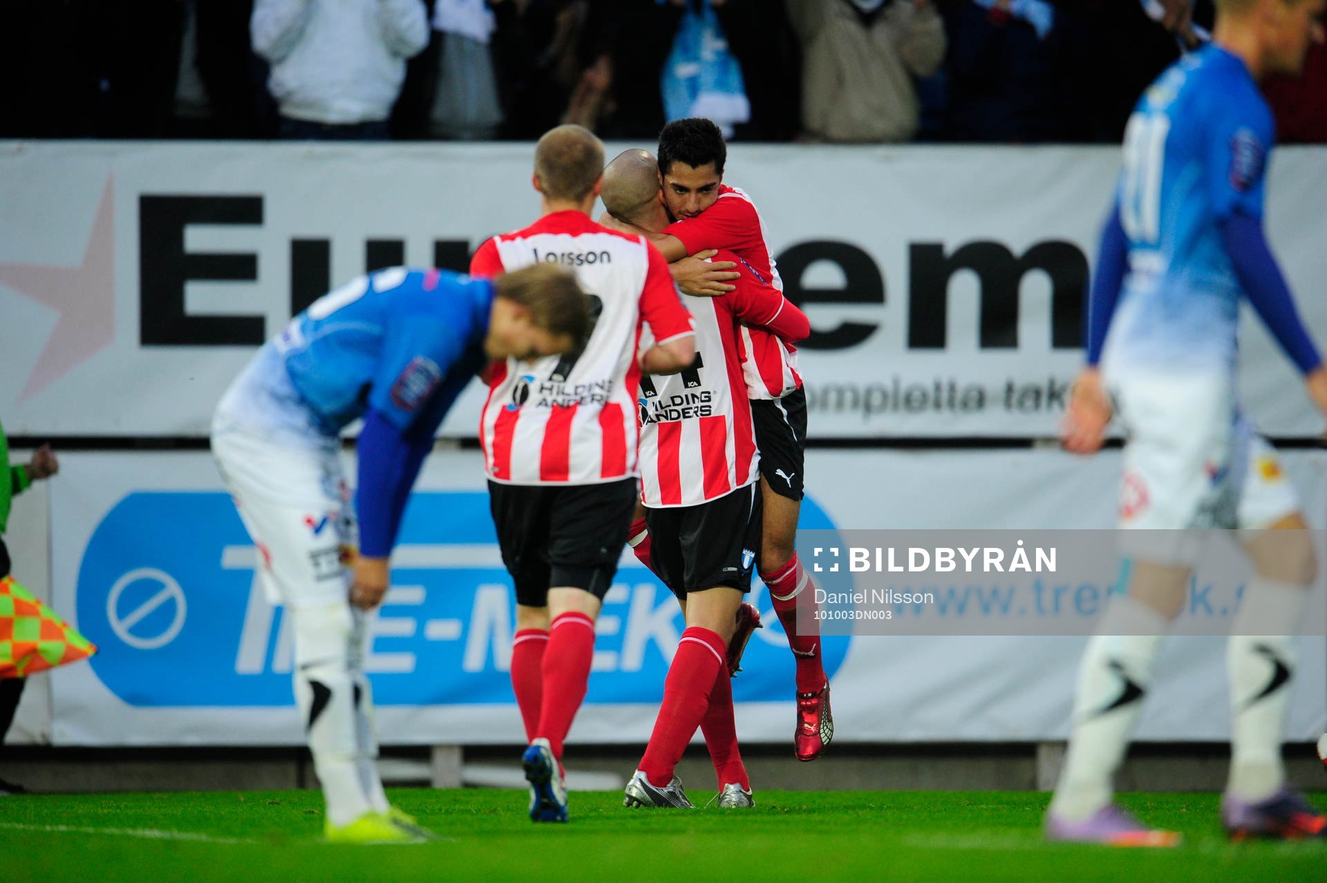 Jiloan Hamad, Malmö gjorde 1-0. Jubel