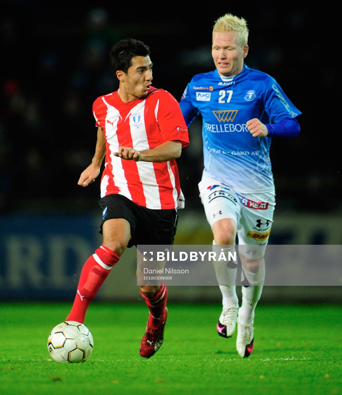 Jiloan Hamad, Malmö och Mattias Adelstam, Trelleborg