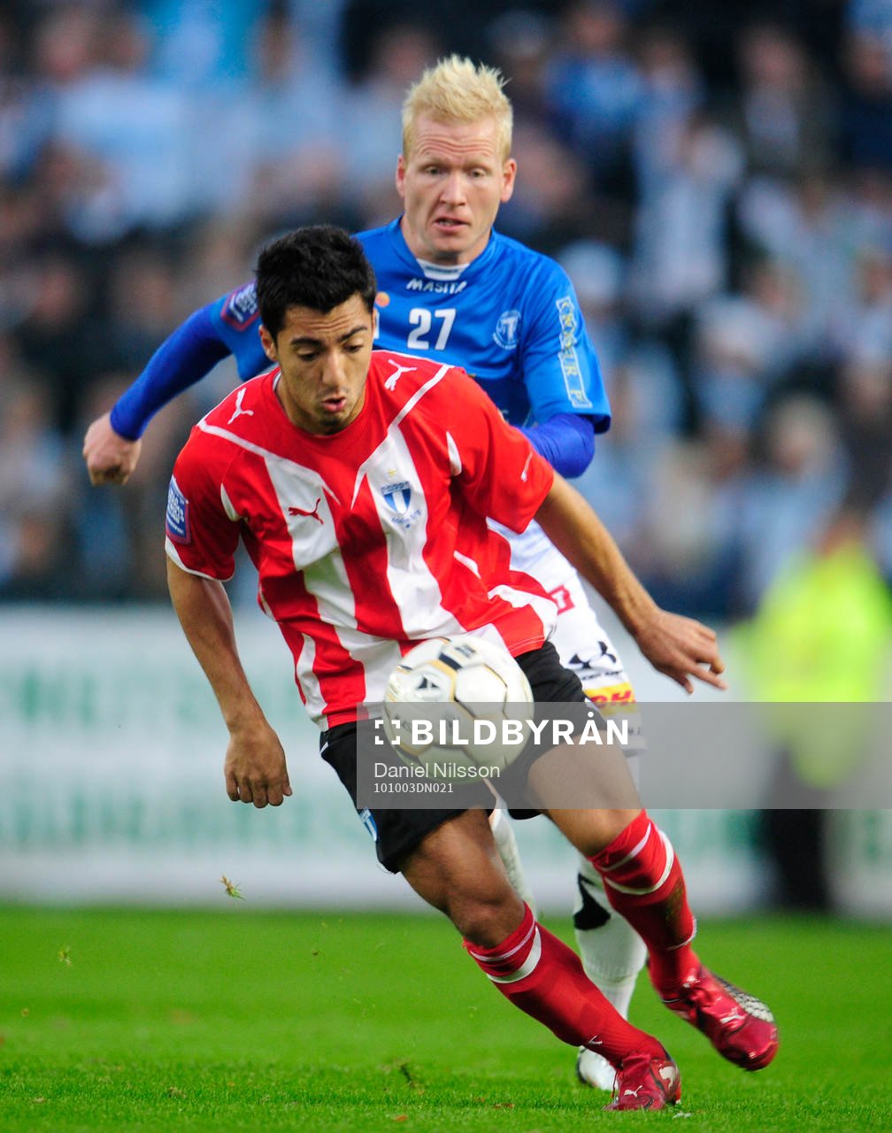 Jiloan Hamad, Malmö och Mattias Adelstam, Trelleborg