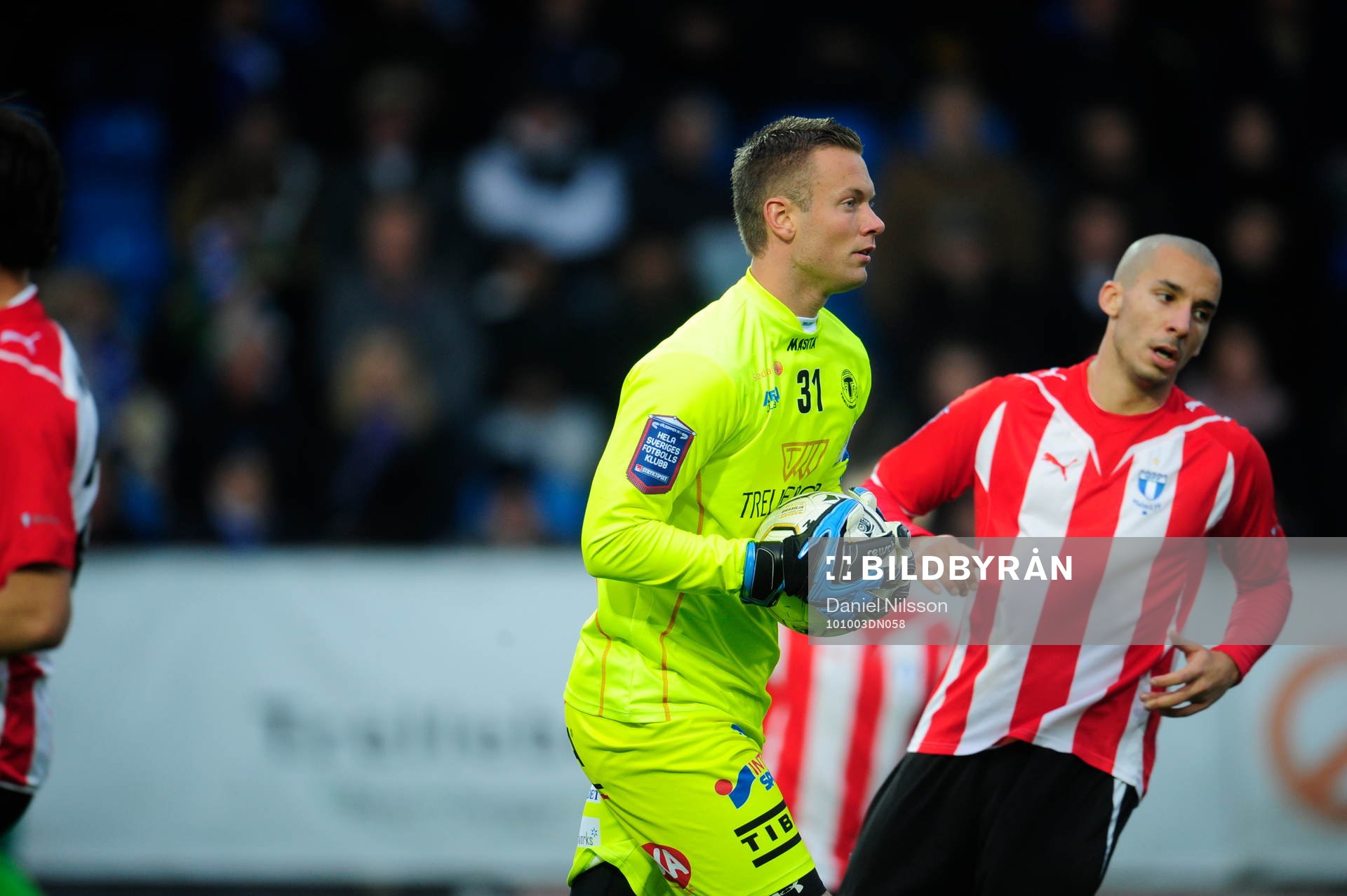 Guillermo Molins, Malmö och Viktor Noring, målvakt,