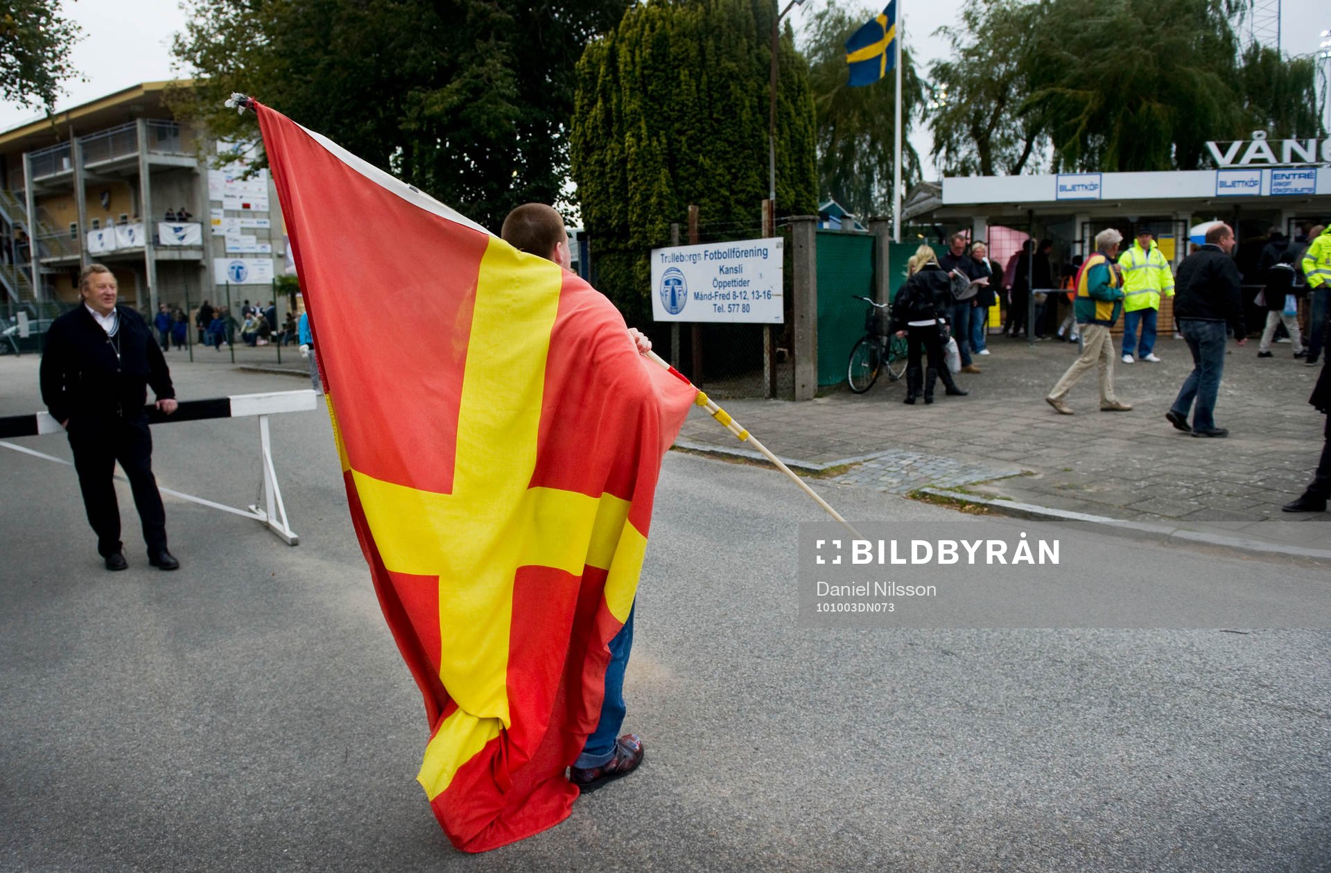 Flagga, supporter, fans