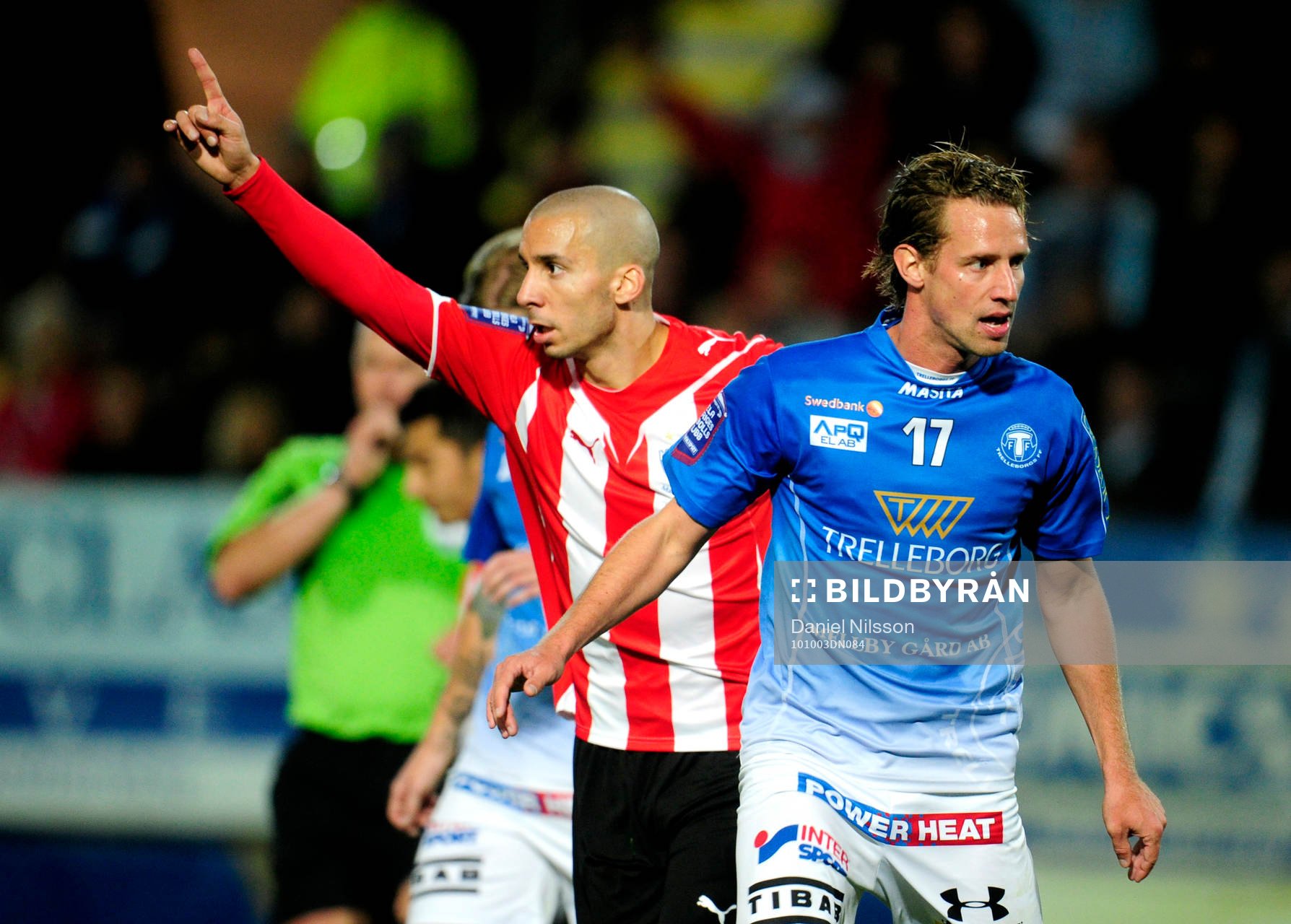 Guillermo Molins, Malmö och Thommie Persson, Trelleborg