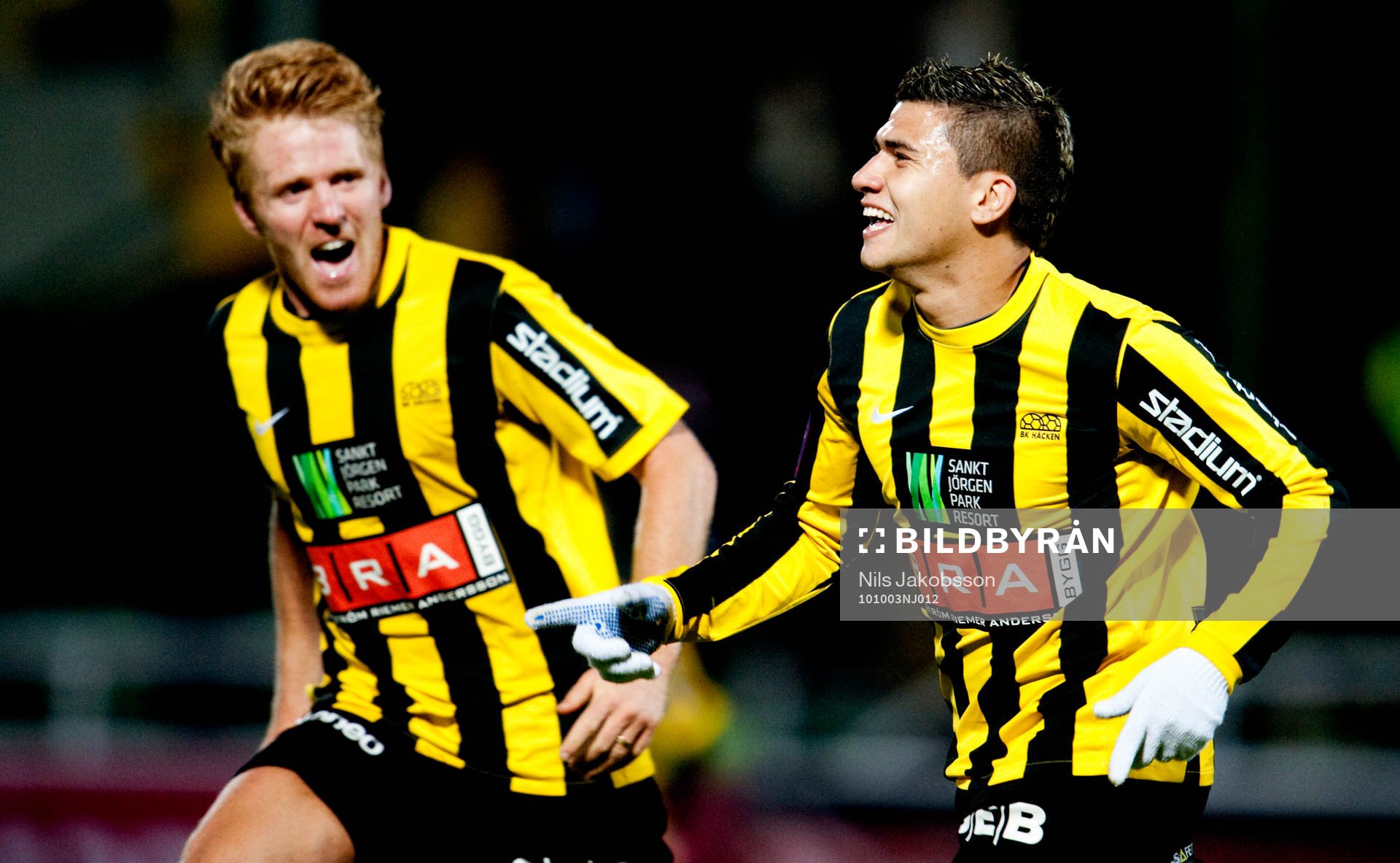  Josef Karlsson, Paulinho, Häcken jubel.