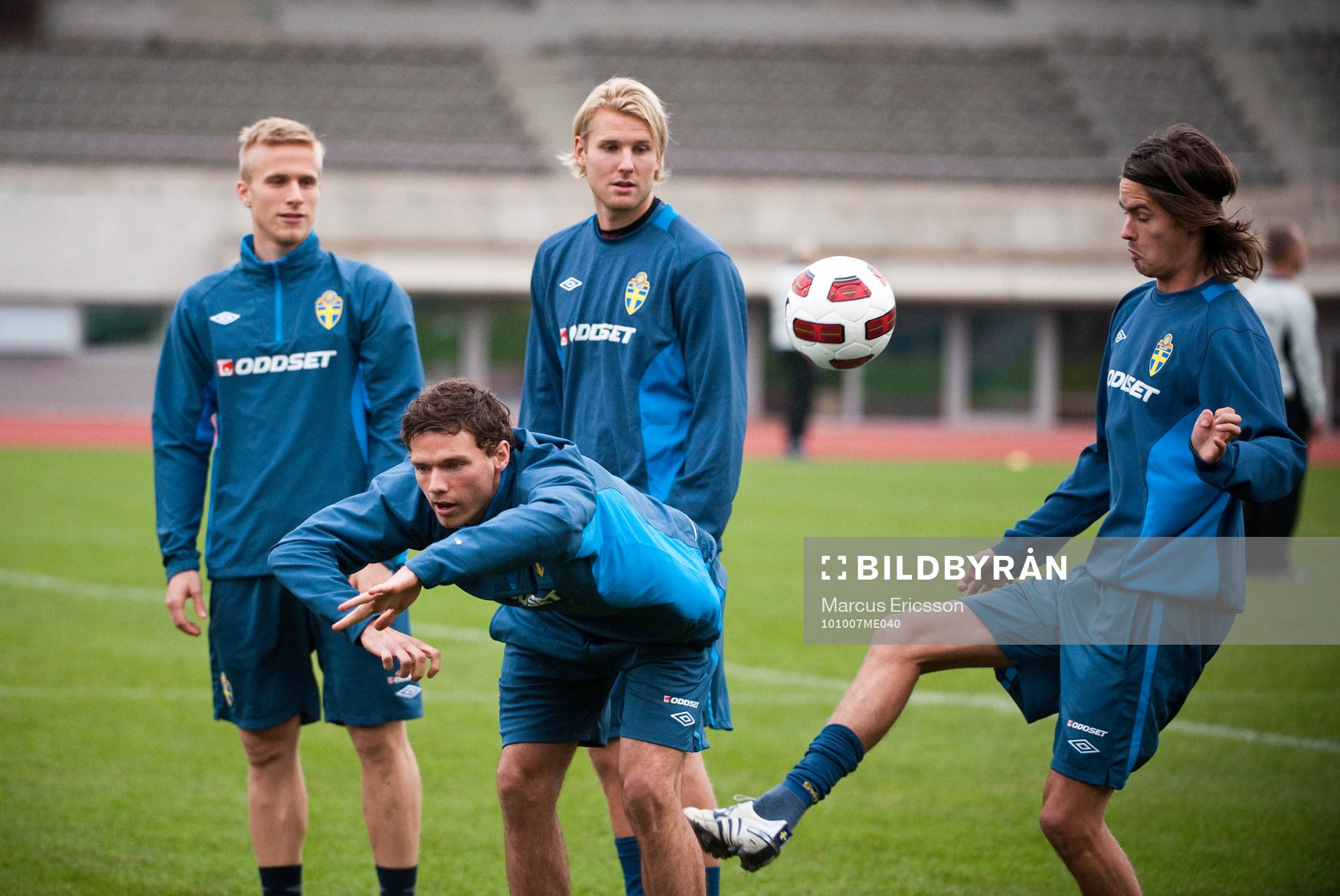 Marcus Berg, Ola Toivonen och Mikael Lustig