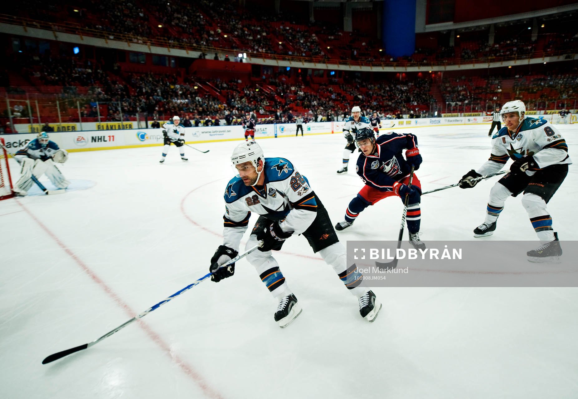 Dan Boyle, San Jose, Nikita Filatov, Columbus, och Joe