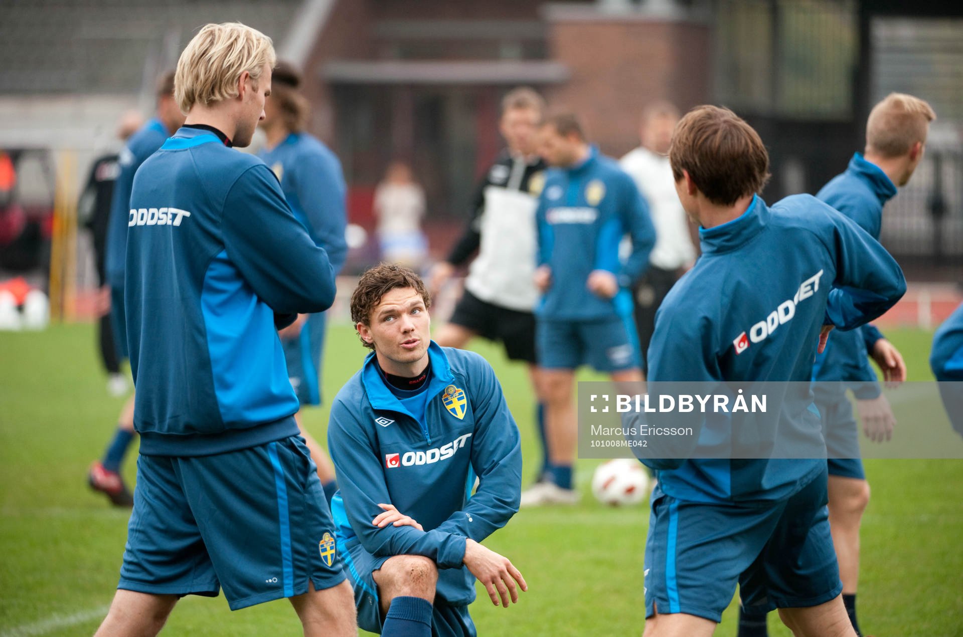 Ola Toivonen, Marcus Berg och Kim Källström