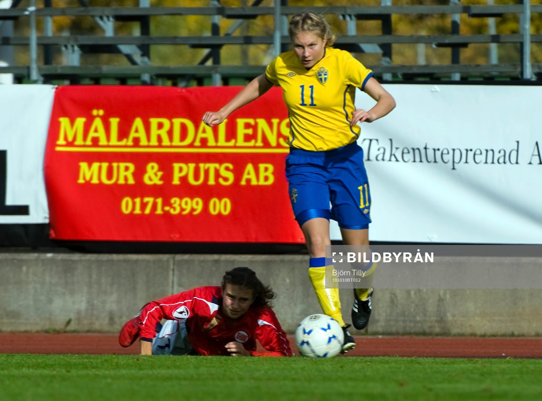  Maria Rolke, Norge och Fanny Andersson, Sverige.