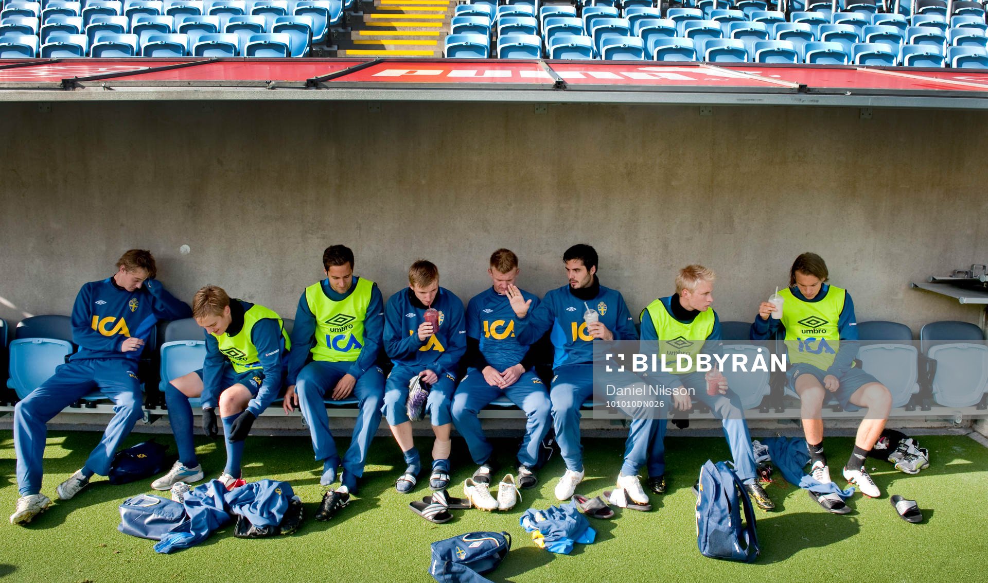 Fotboll, U21, Sverige, Träning