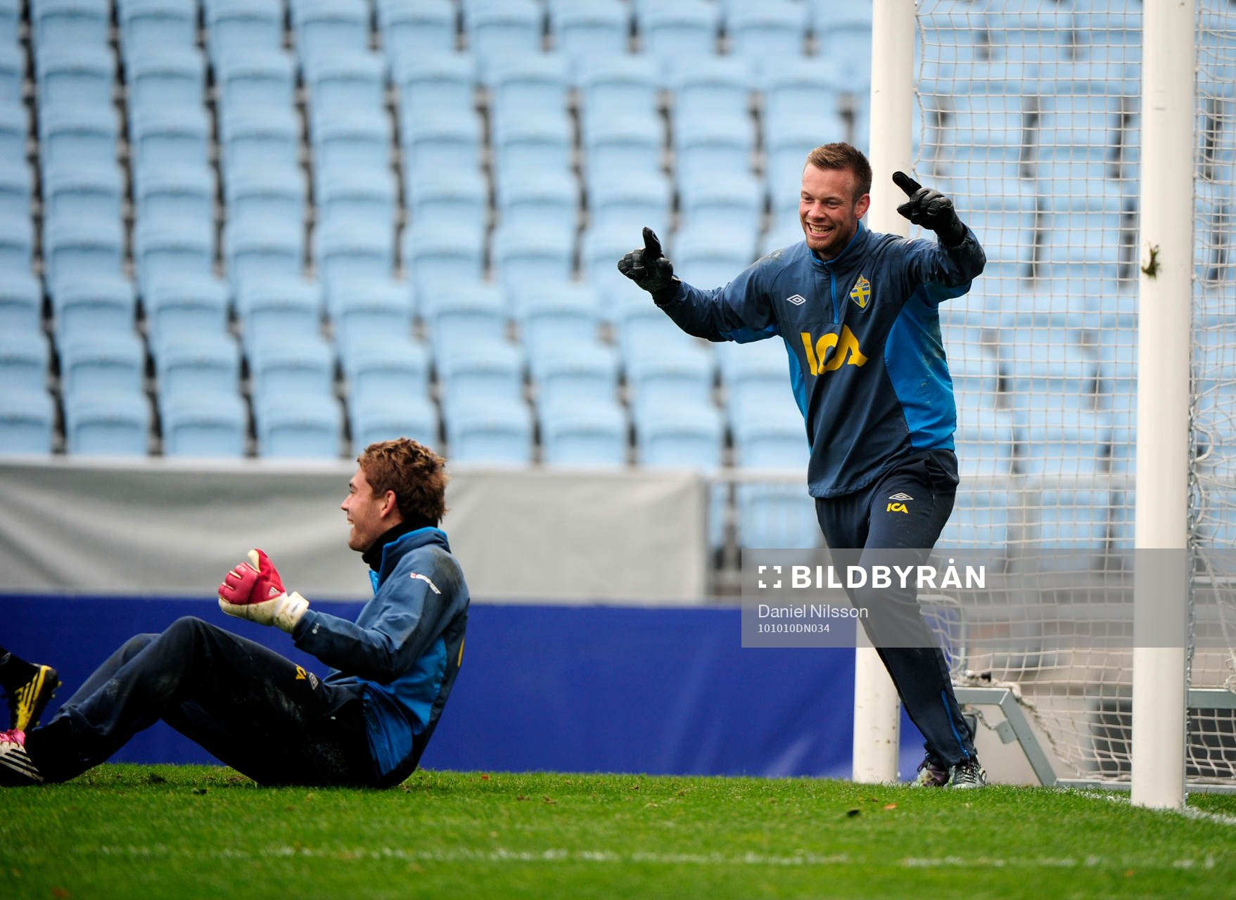 Kristoffer Nordfeldt, målvakt och Viktor Noring, målvakt