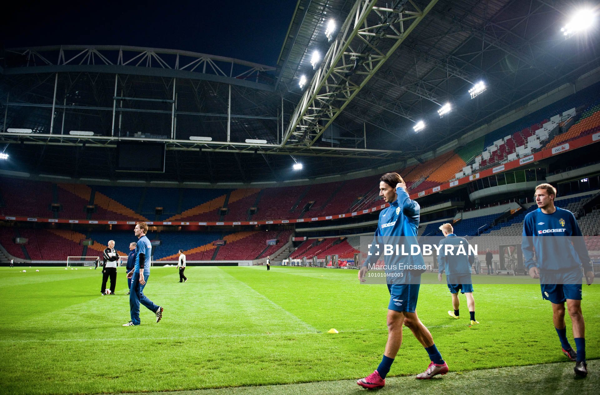 Zlatan Ibrahimovic på Amsterdam Arena