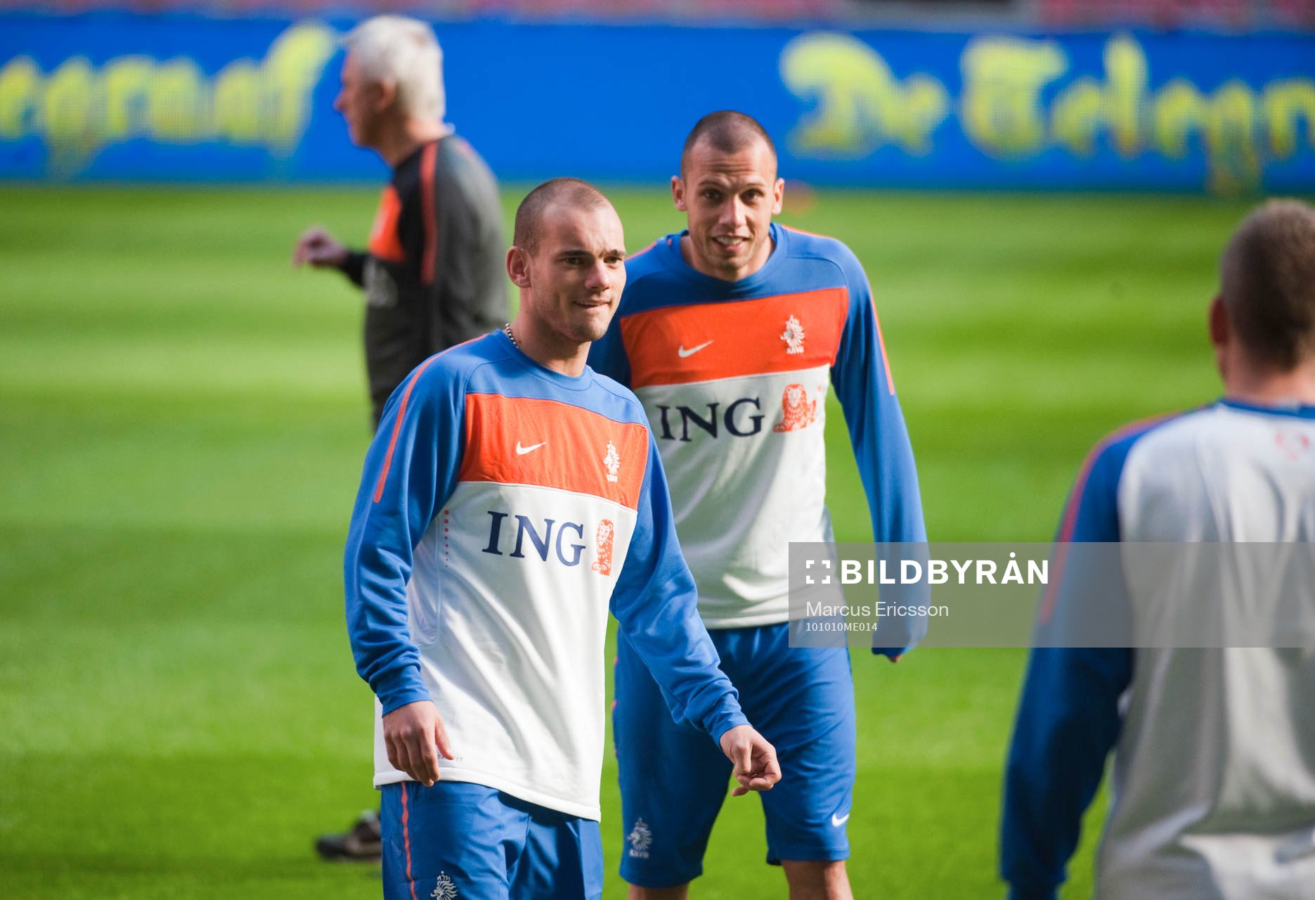 Wesley Sneijder och John Heitinga