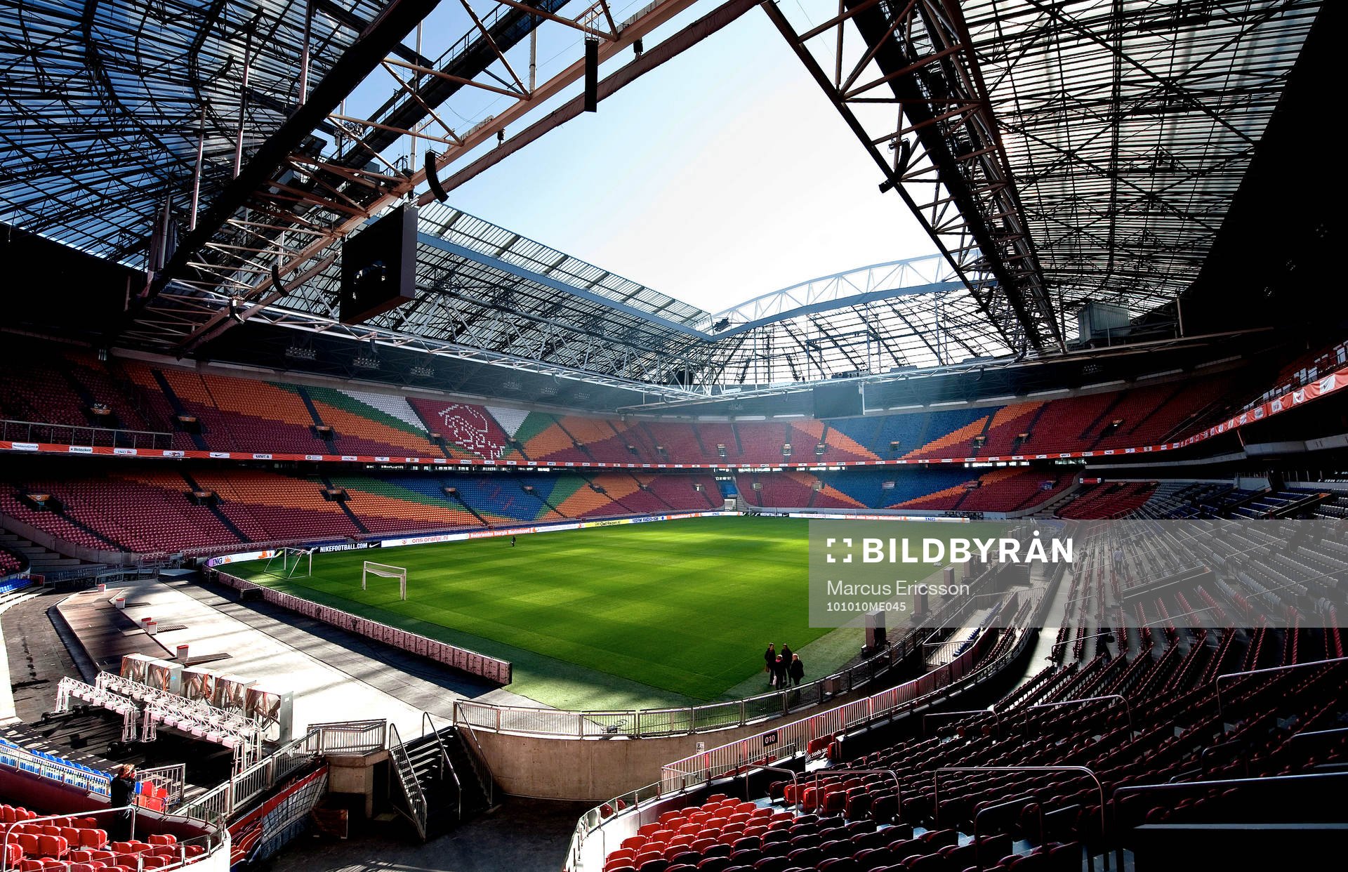 Träning på Amsterdam Arena