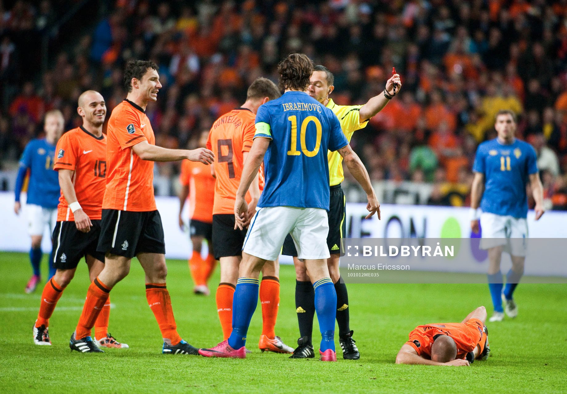 Zlatan Ibrahimovic, Sverige pratar med domare