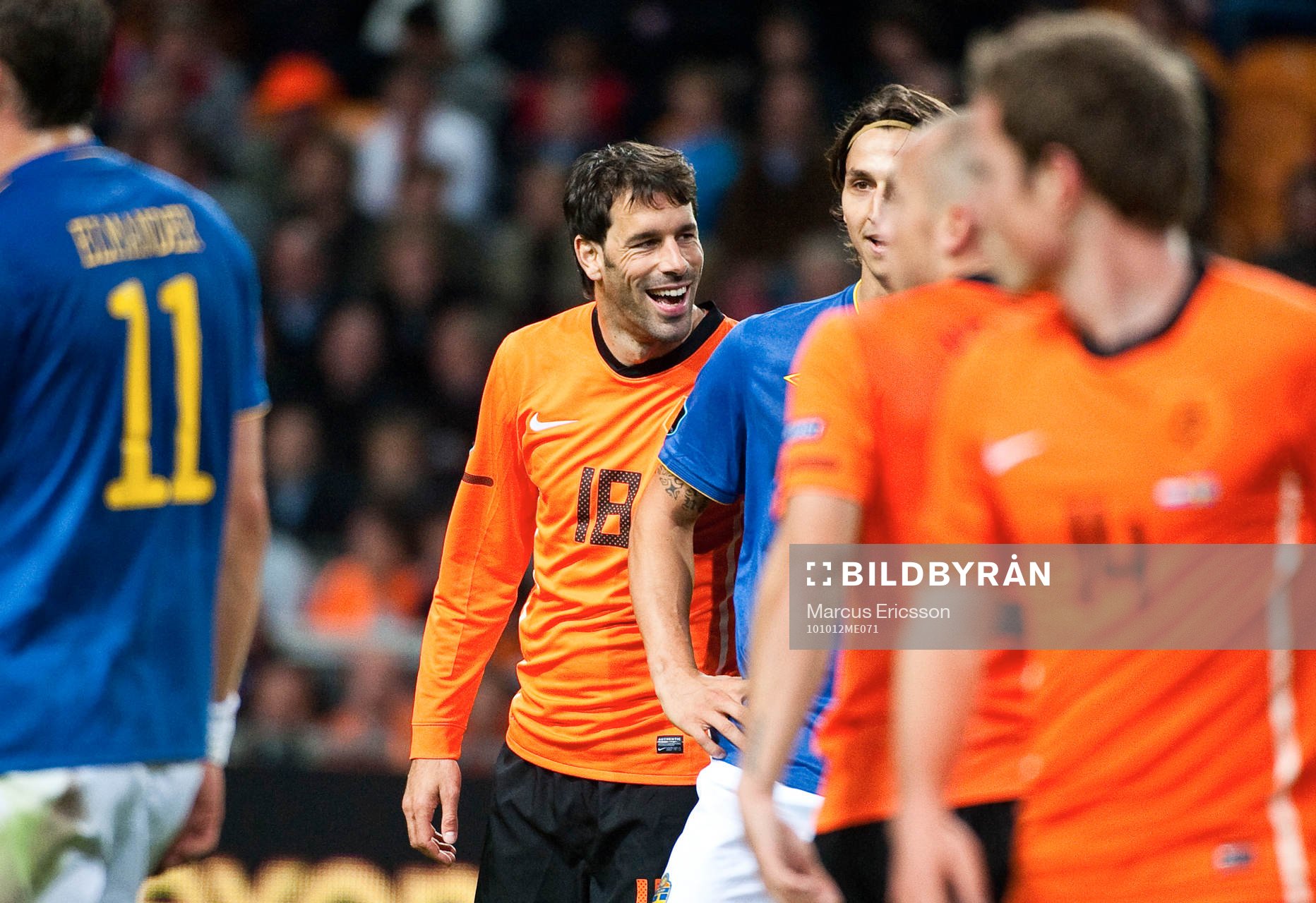 Ruud van Nistelroy, Holland går fram och säger något