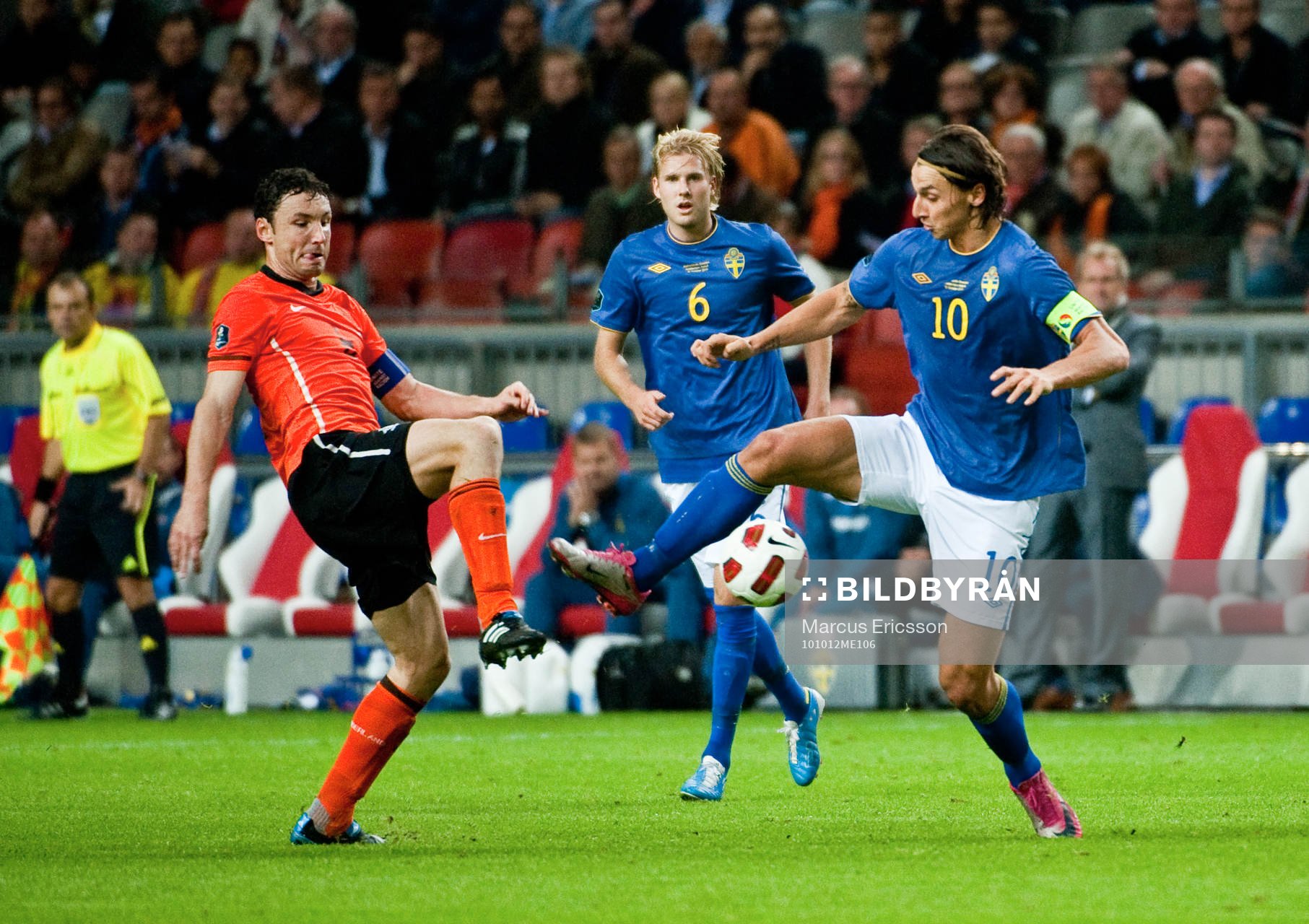 Mark van Bommel, Holland och Zlatan Ibrahimovic, Sverige