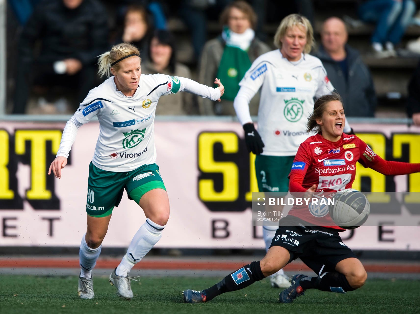 Annica Svensson, Hammarby och Therese Björck, Kristianstad.