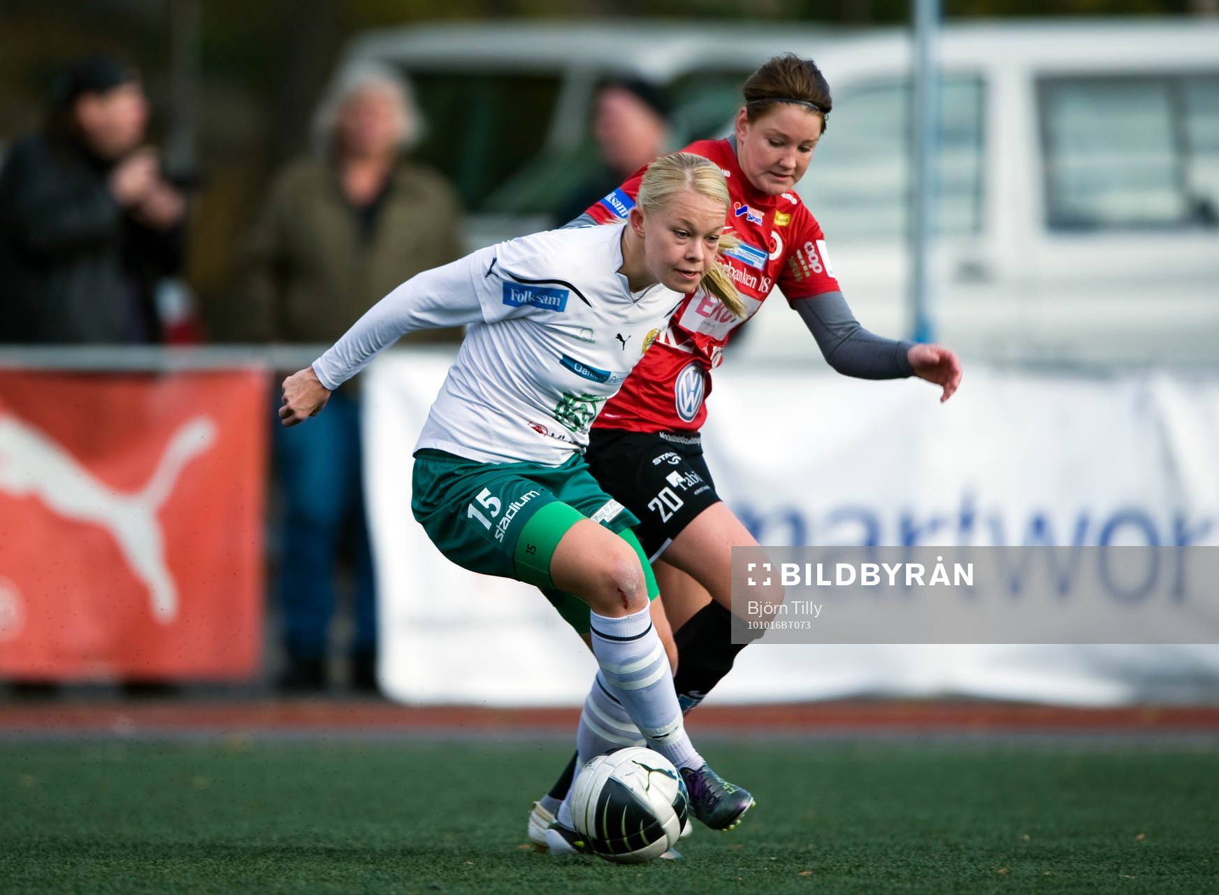 Leena Puranen, Hammarby och Mia Carlsson, Kristianstad