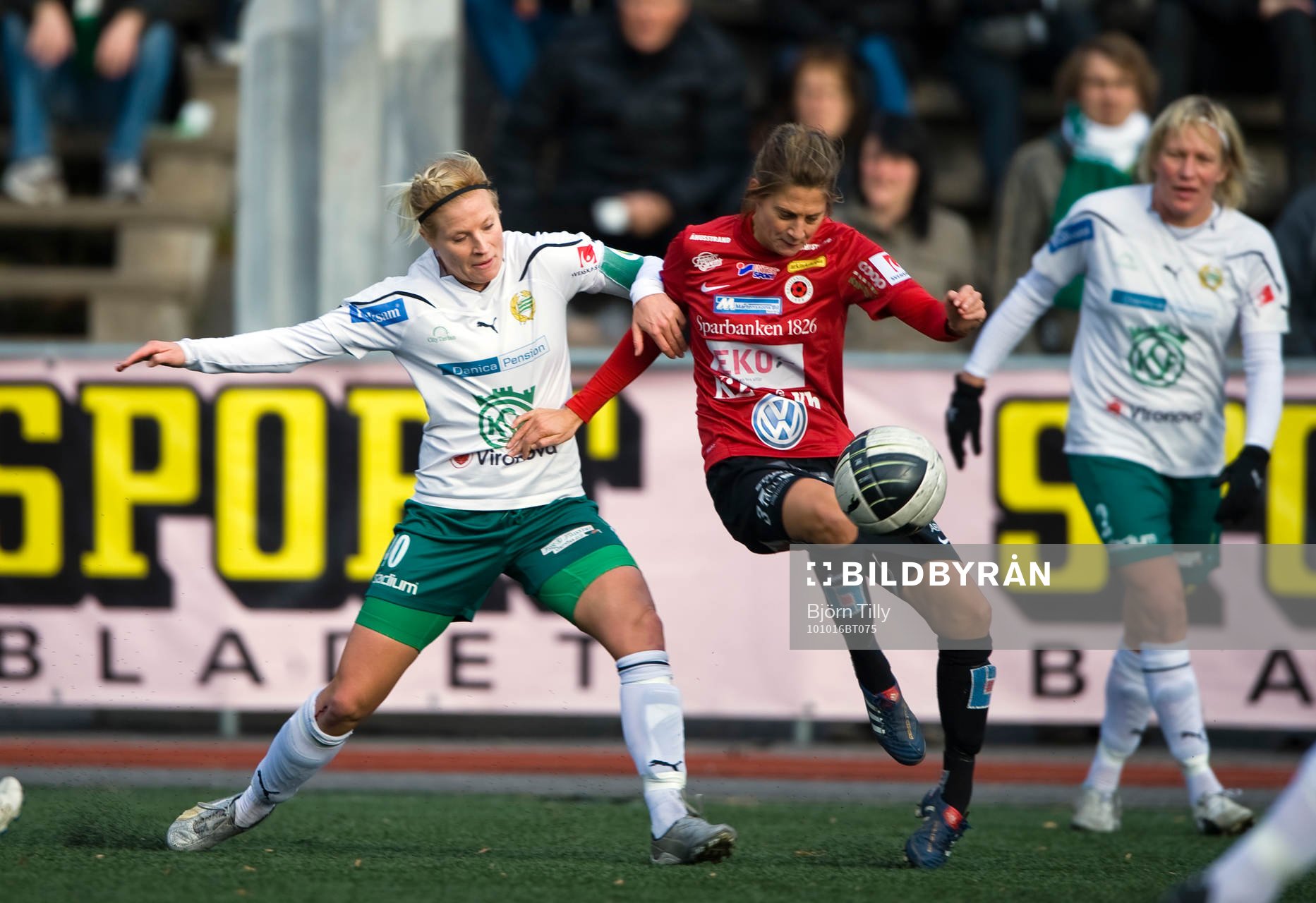  Annica Svensson, Hammarby och Therese Björck, Kristianstad.